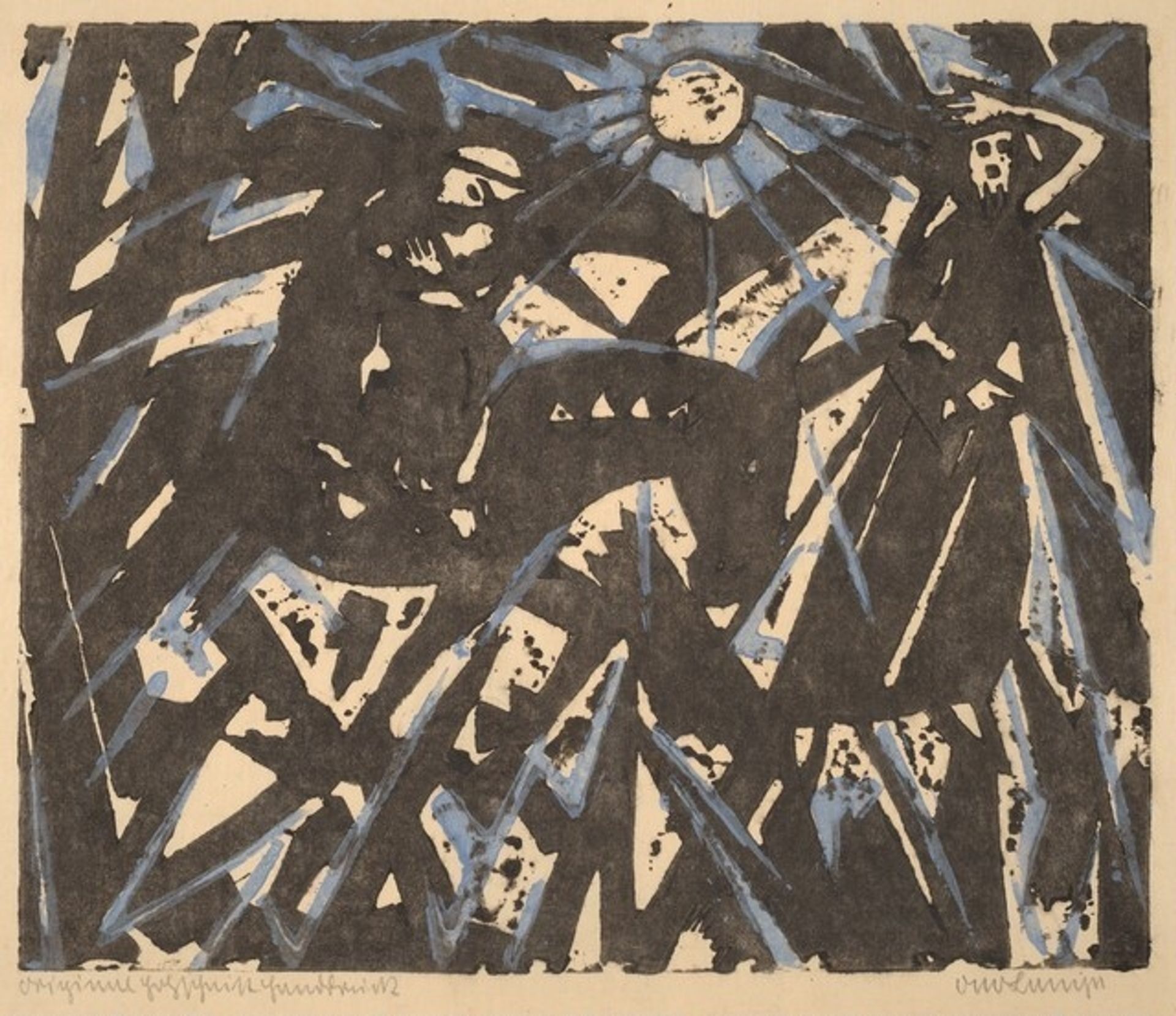 Flucht (The Flight into Egypt) by Otto Lange