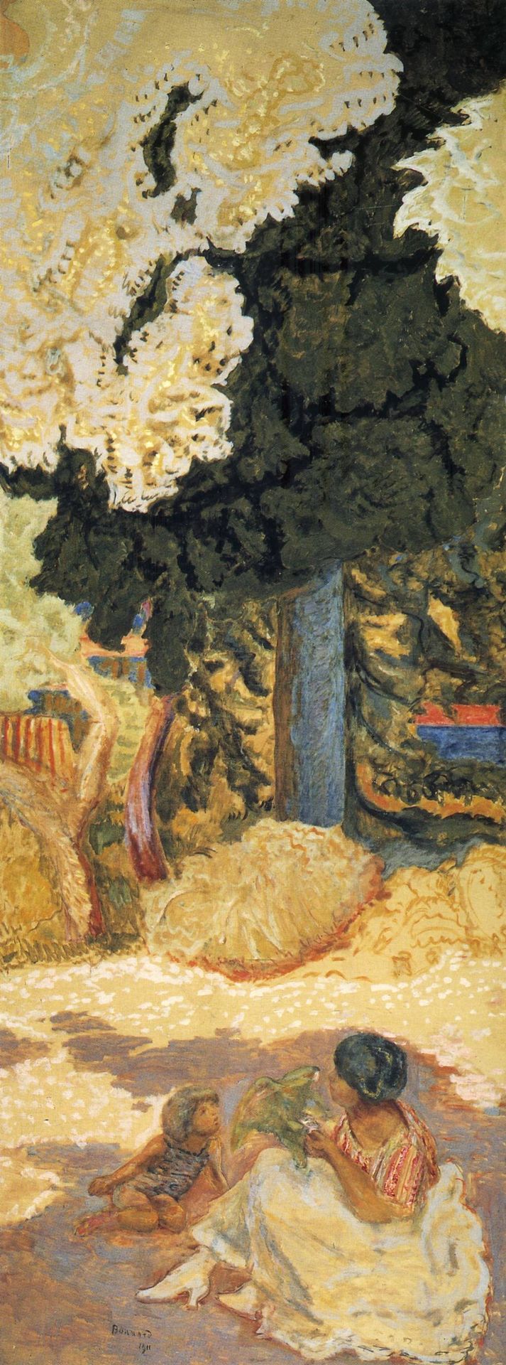 The Mediterranean. Triptych by Pierre Bonnard