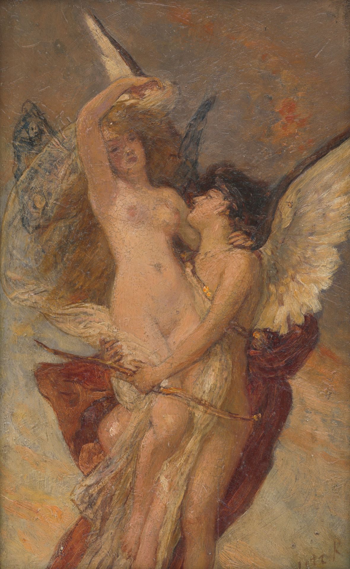 Amor a Psyché by Károly Lotz