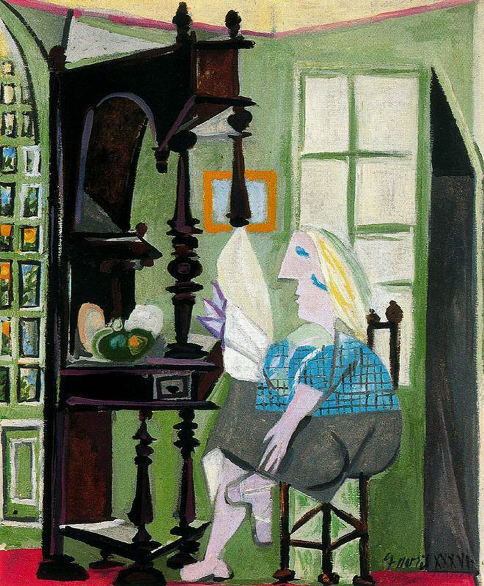 Woman by the dresser by Pablo Picasso
