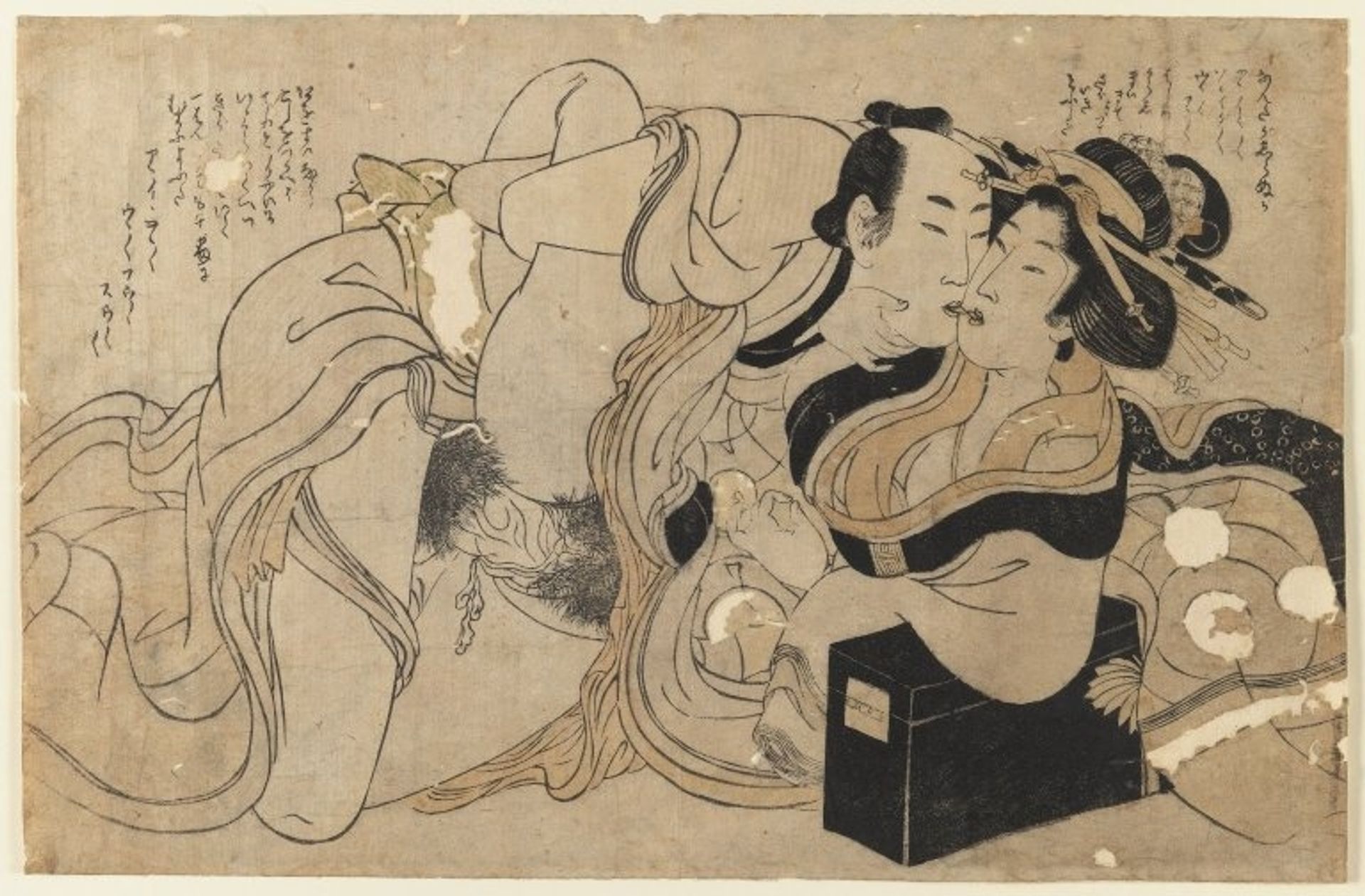 Amorous Couple by Kitagawa Utamaro