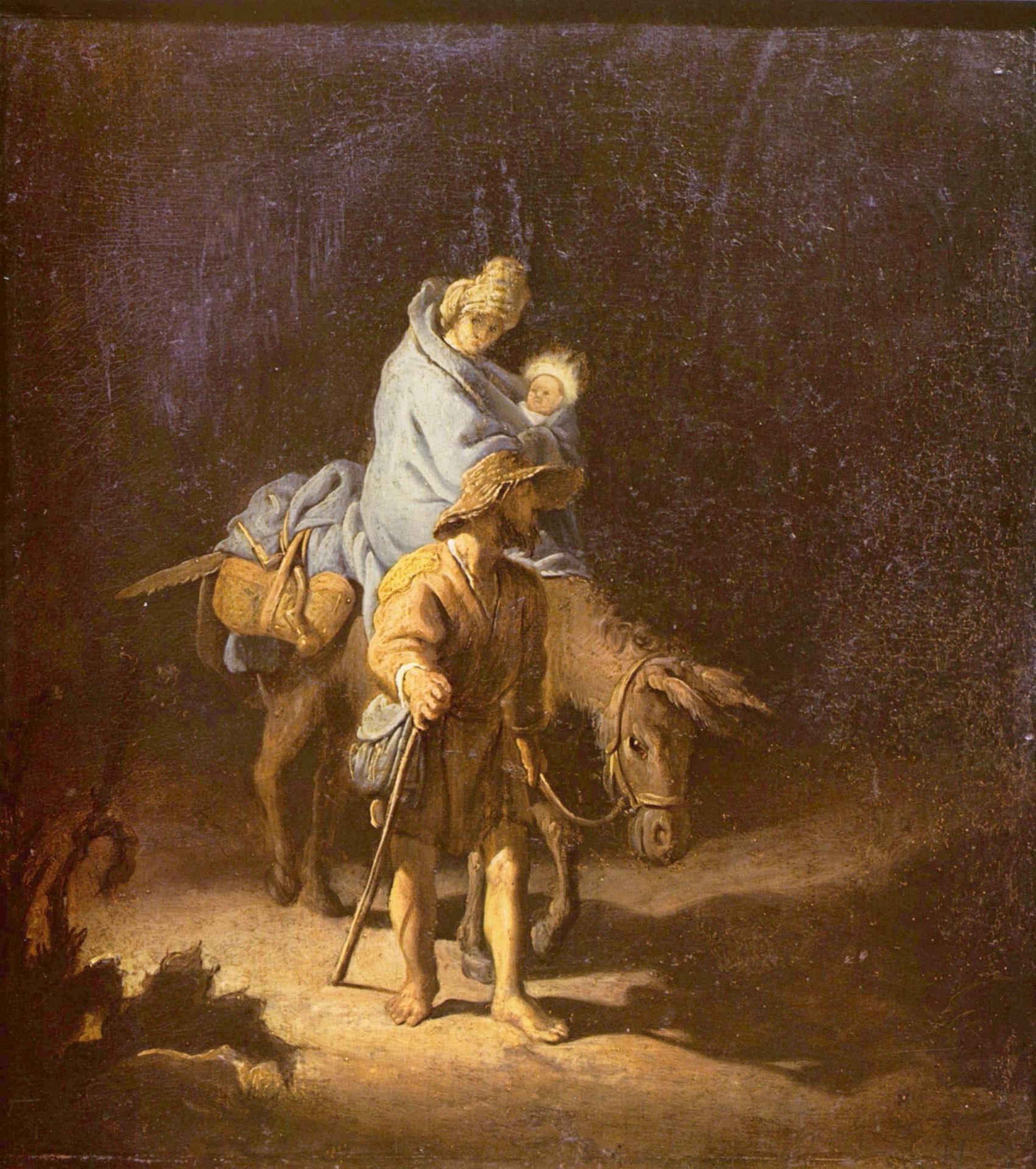 The Flight into Egypt by Rembrandt van Rijn