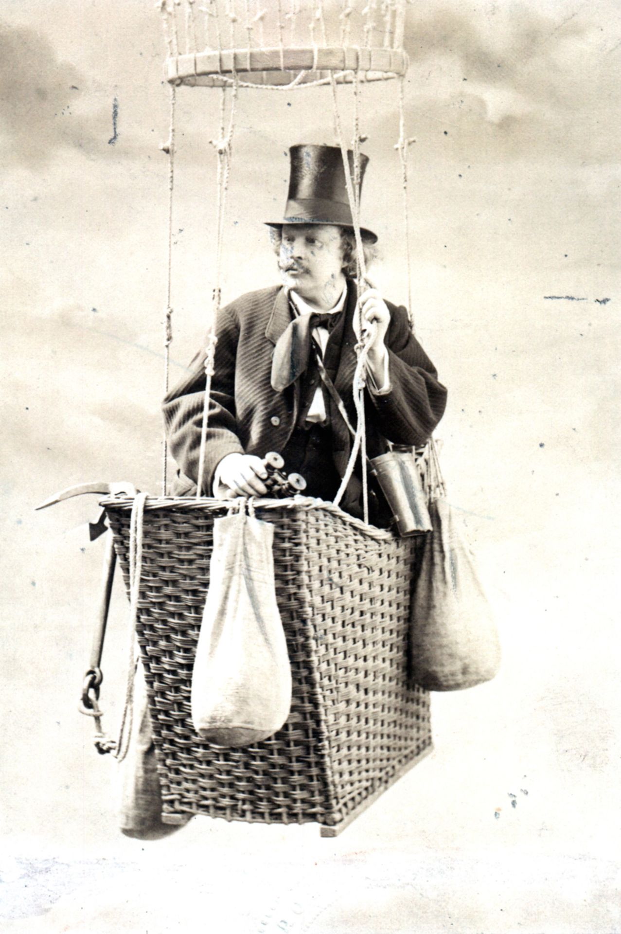 Portrait of Felix Nadar, Photographer and Aeronautical Scientist by Felix Nadar