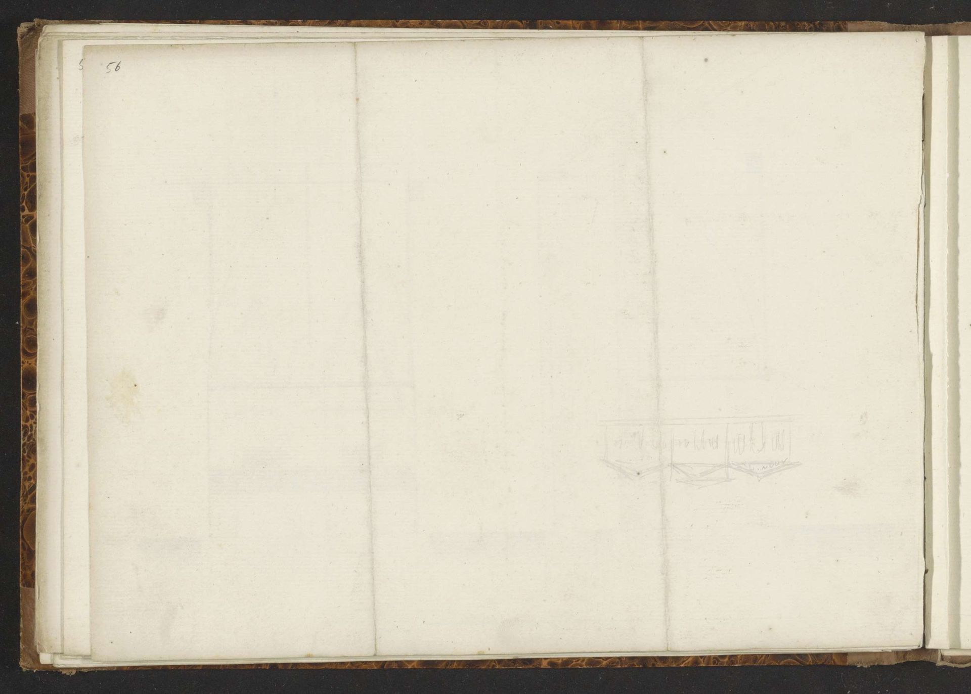 Voorgevel van een gebouw by Willem Springer jr.