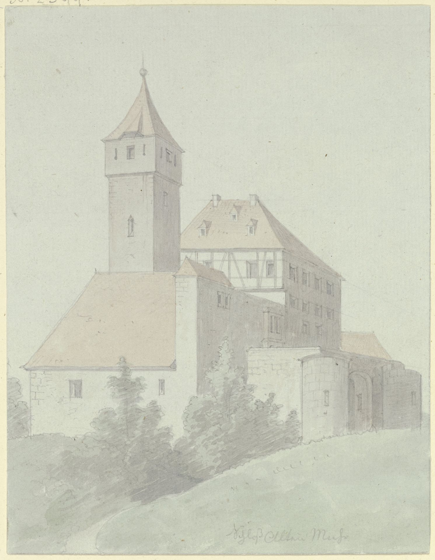 Neuenmuhr castle by Karl Ballenberger
