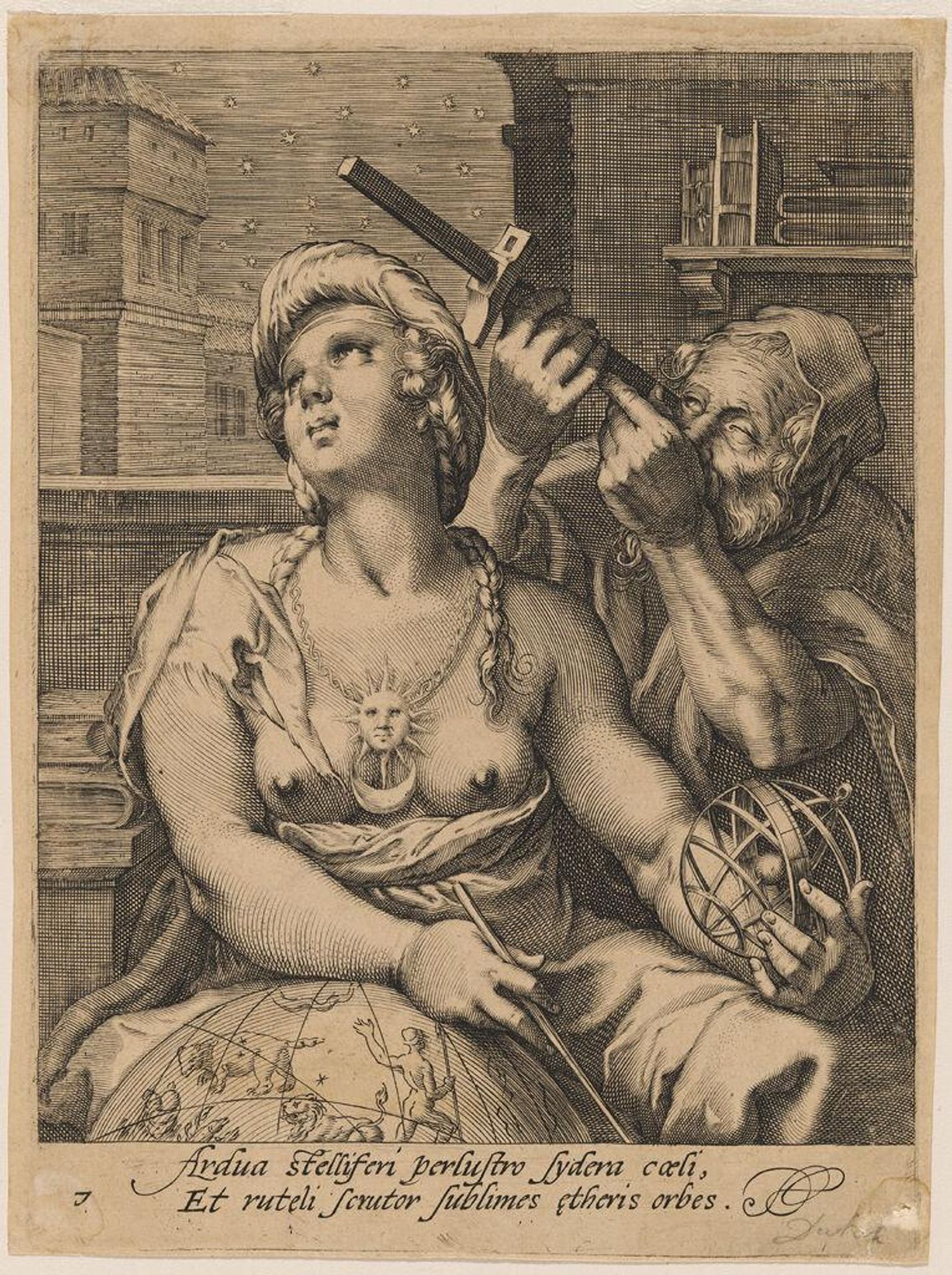 Astronomy by Cornelis Jacobsz. Drebbel