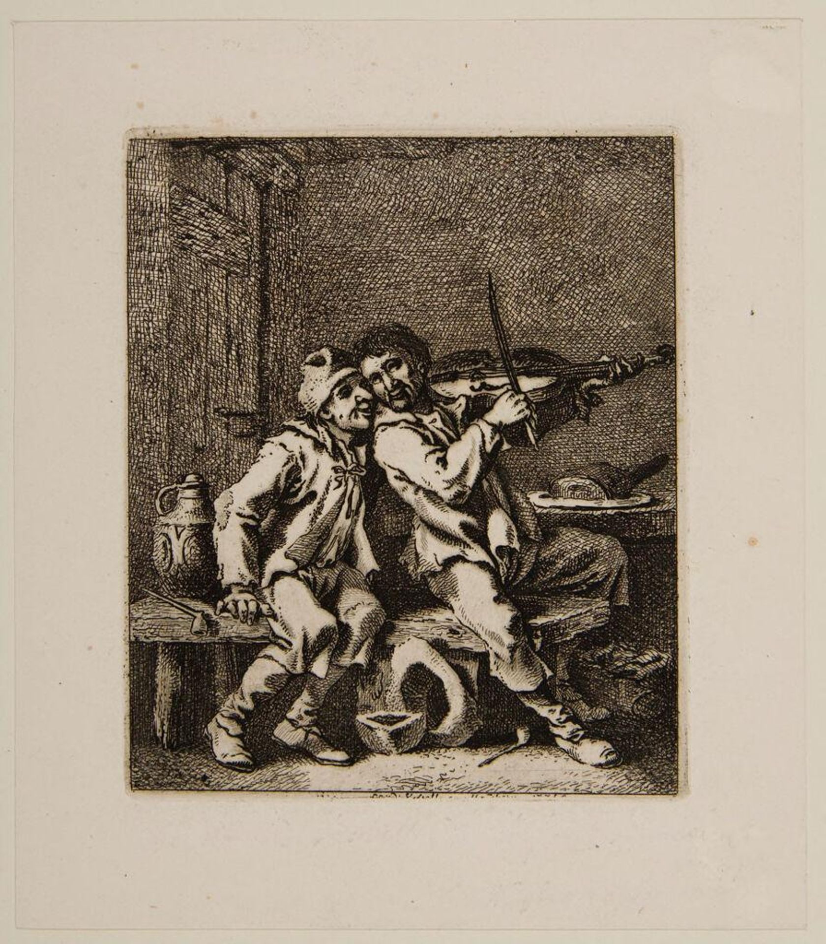 Violin Player by Ferdinand Kobell