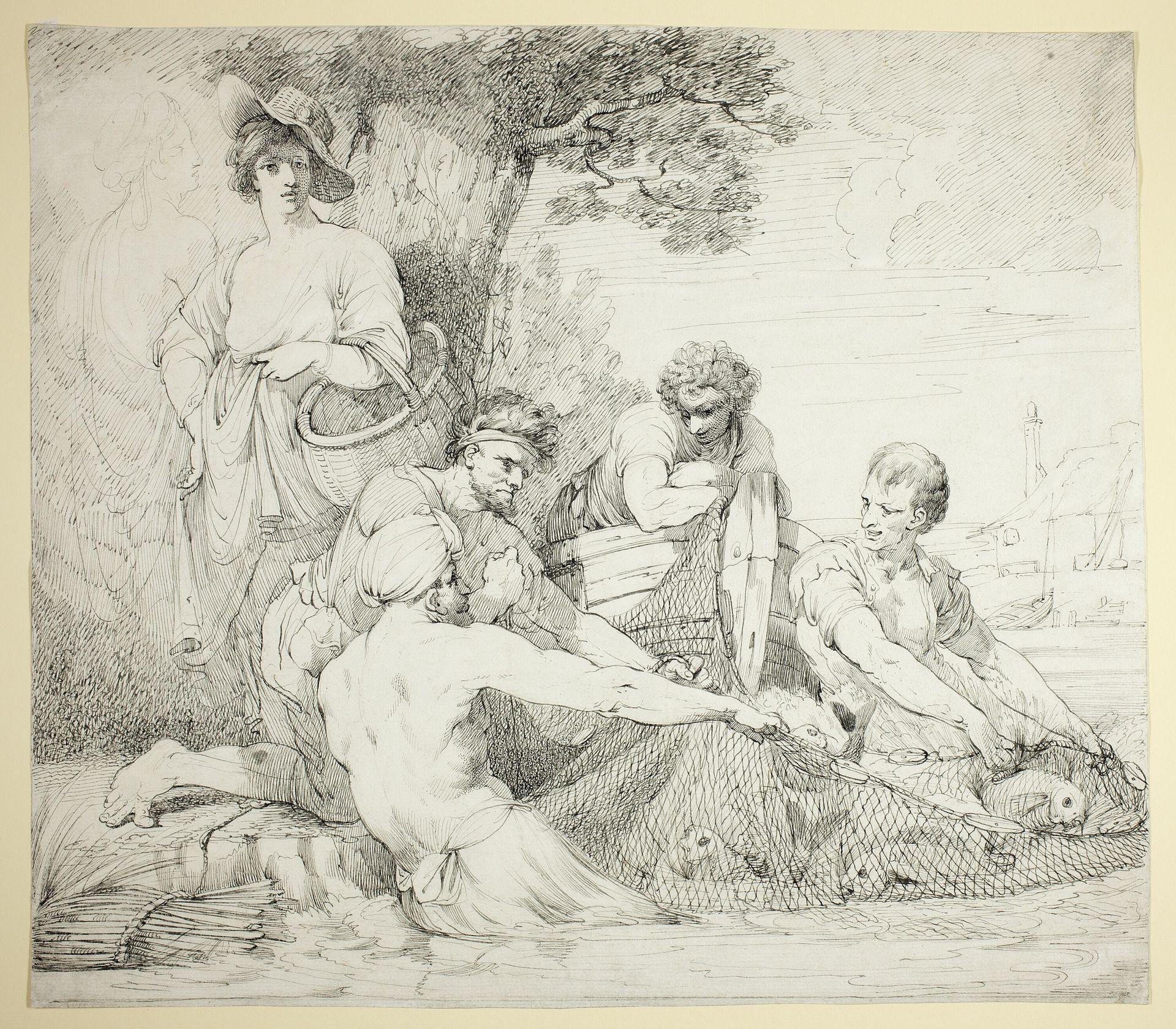 Fishermen by John Hamilton Mortimer