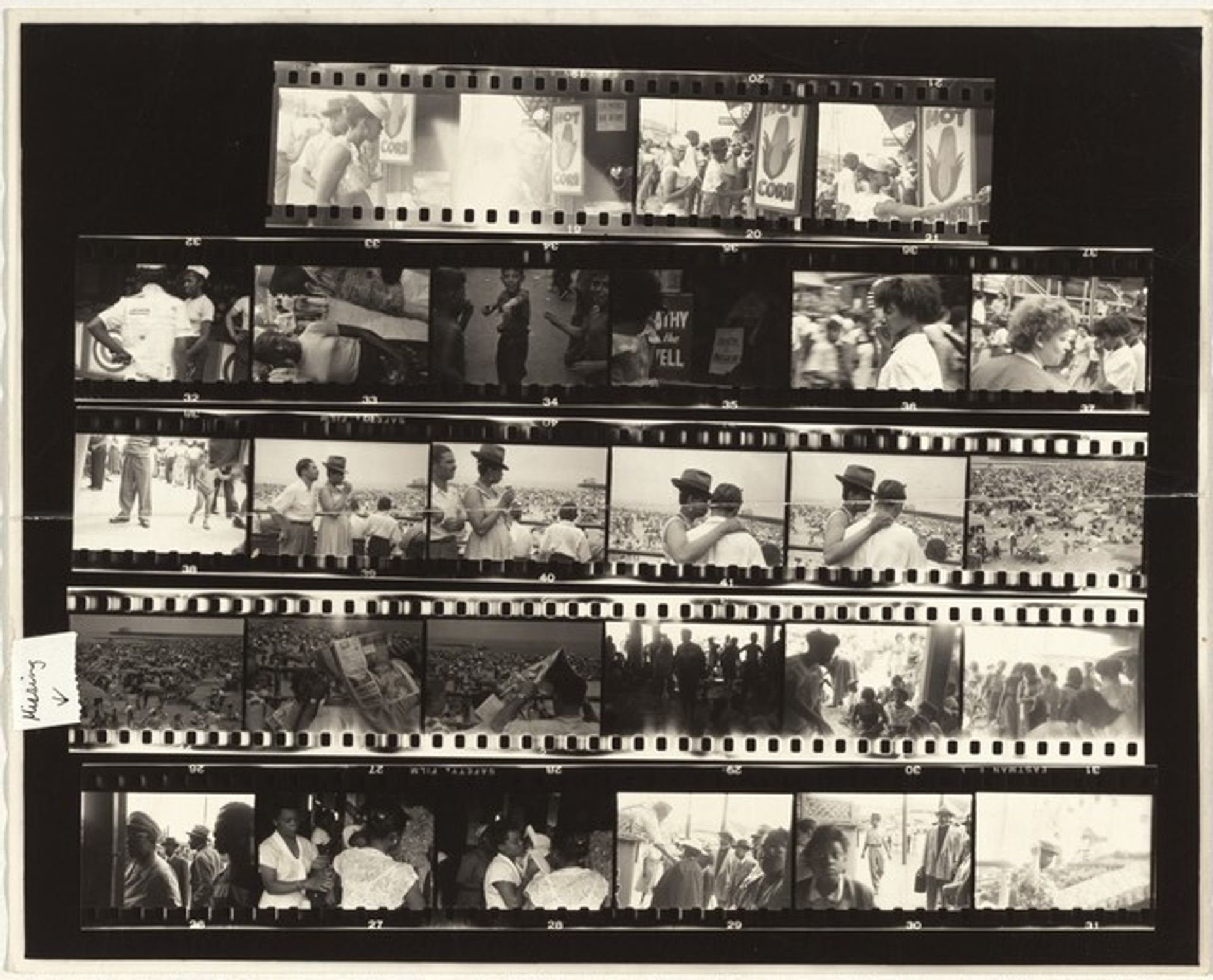 Coney Island no number by Robert Frank