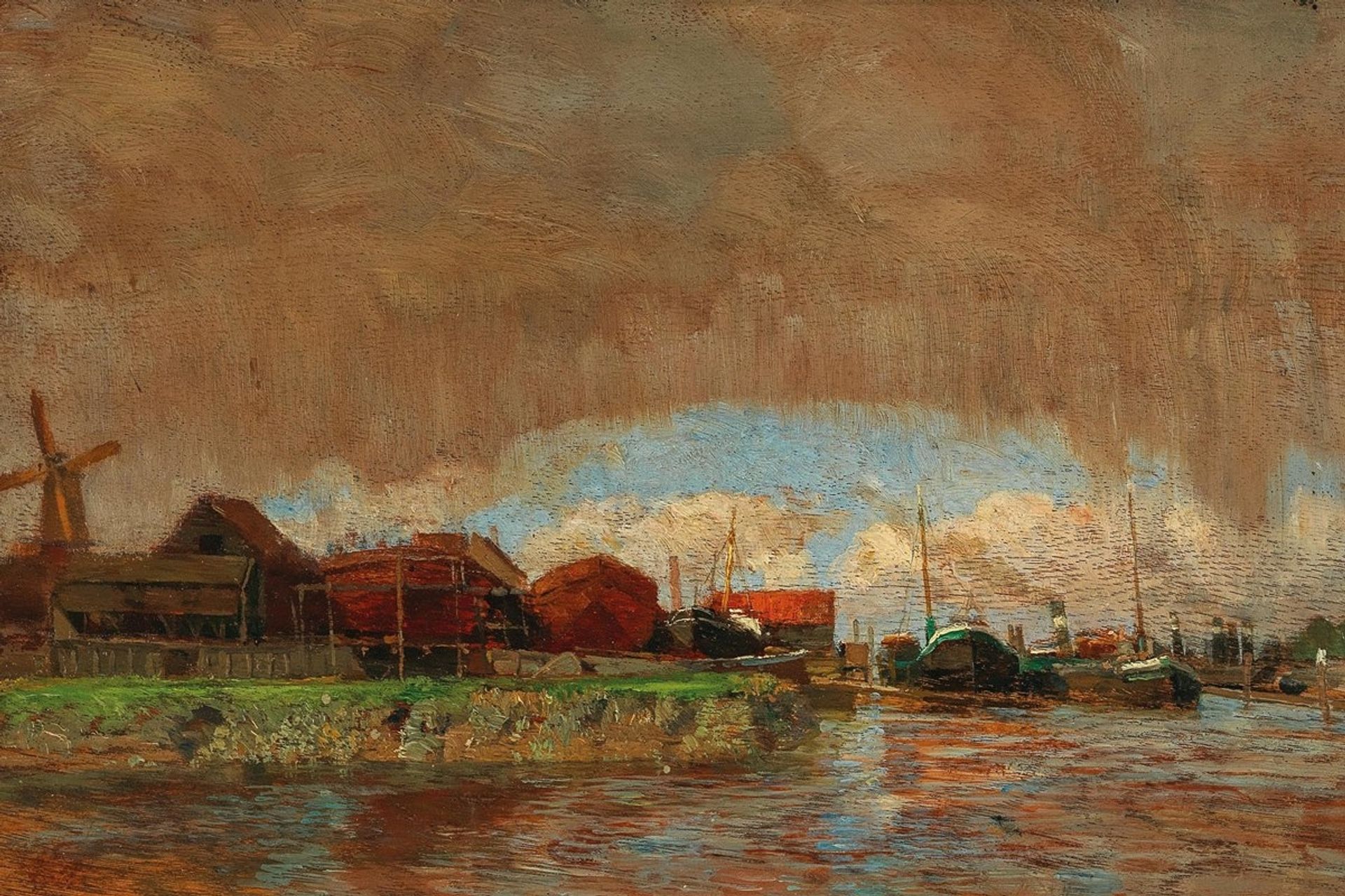 Rain and Sunshine, Dordrecht by Tina Blau