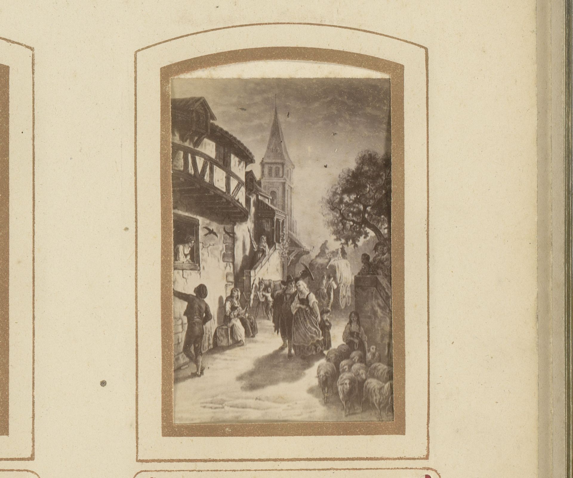 Fotoreproductie van La Paix door Gustav Doré by Anonymous