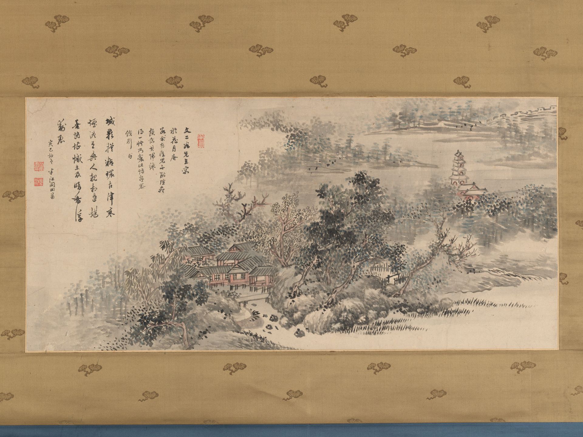 Farewell Gift to Tani Bunji by Okada Hankō