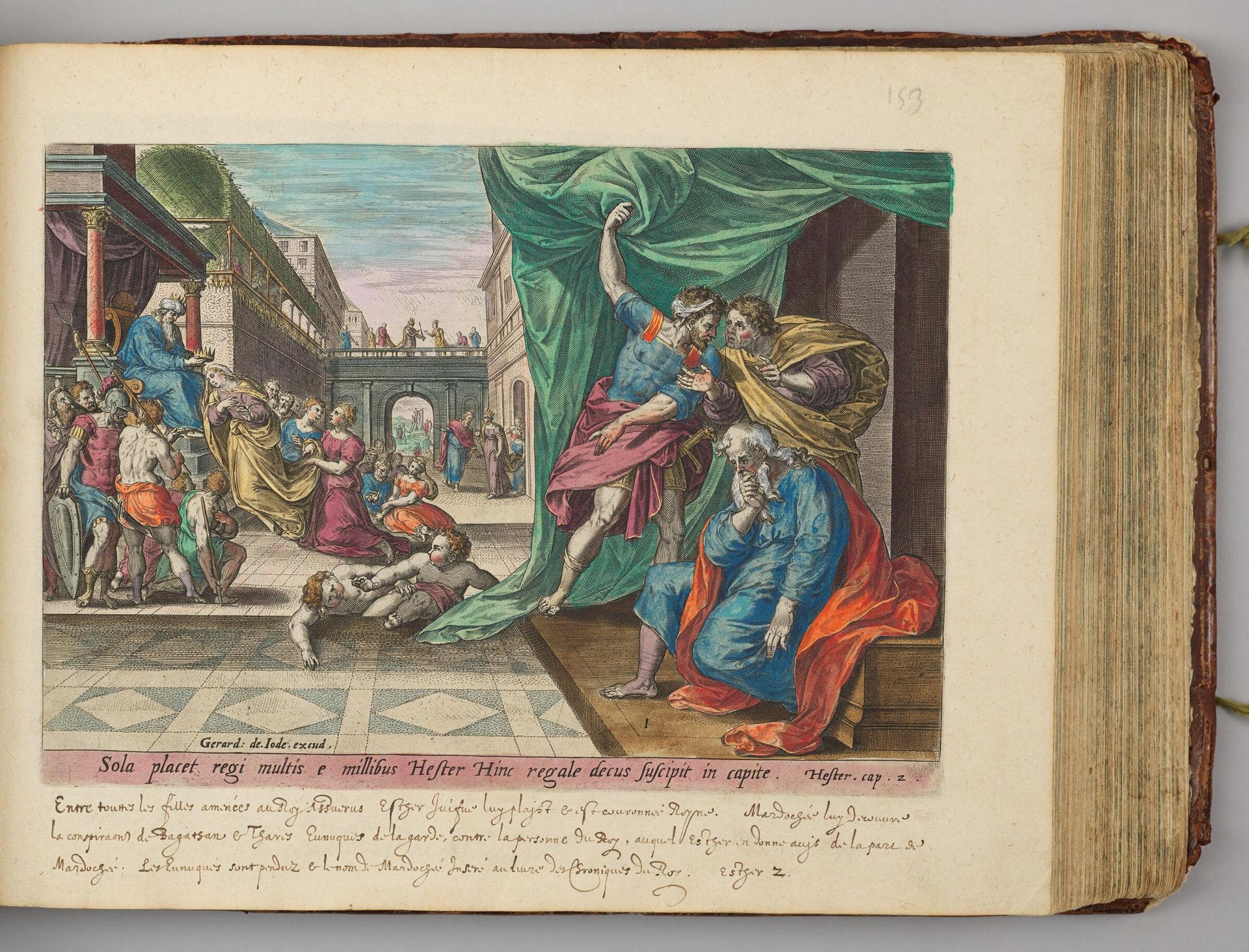 Esther Crowned by Ahasuerus by Hans Collaert the Elder