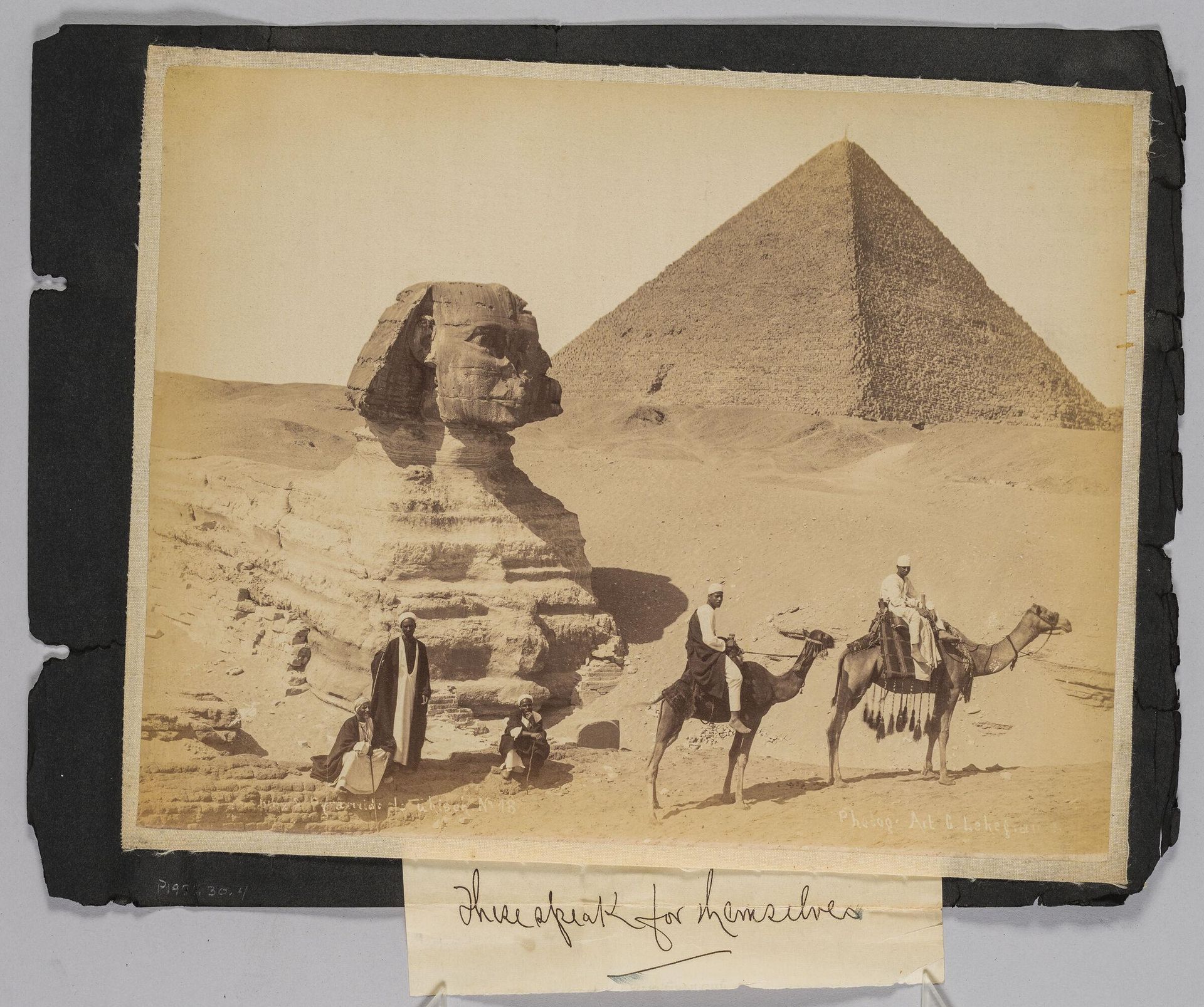 Sphinx and Pyramid by G. LÃ©kÃ©gian