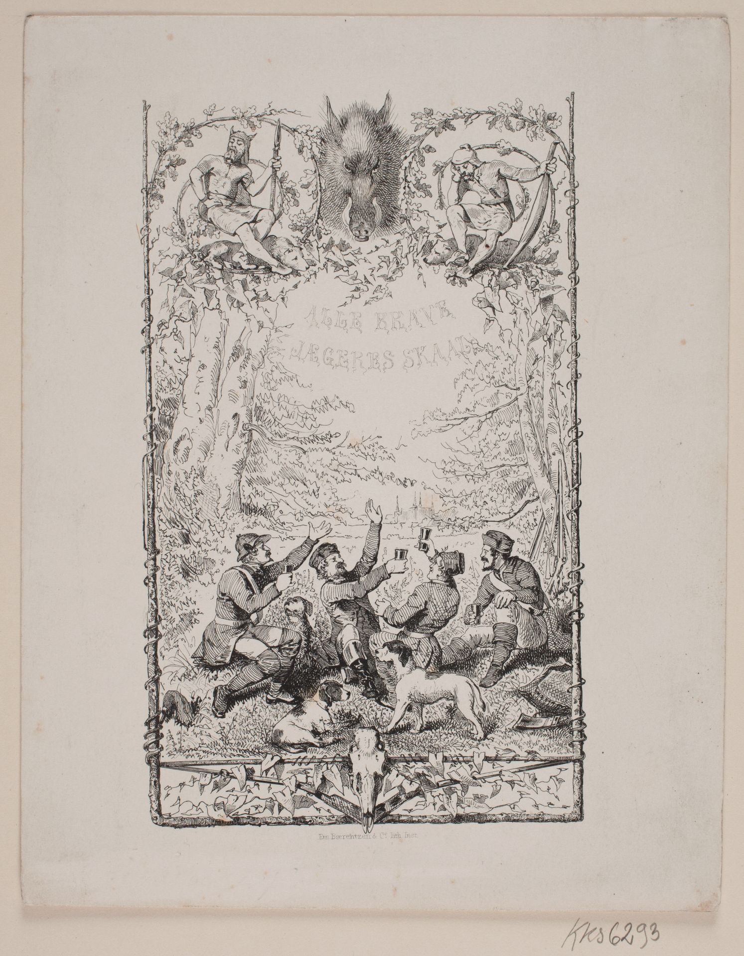 Alle brave jægeres skål by Adolph Kittendorff