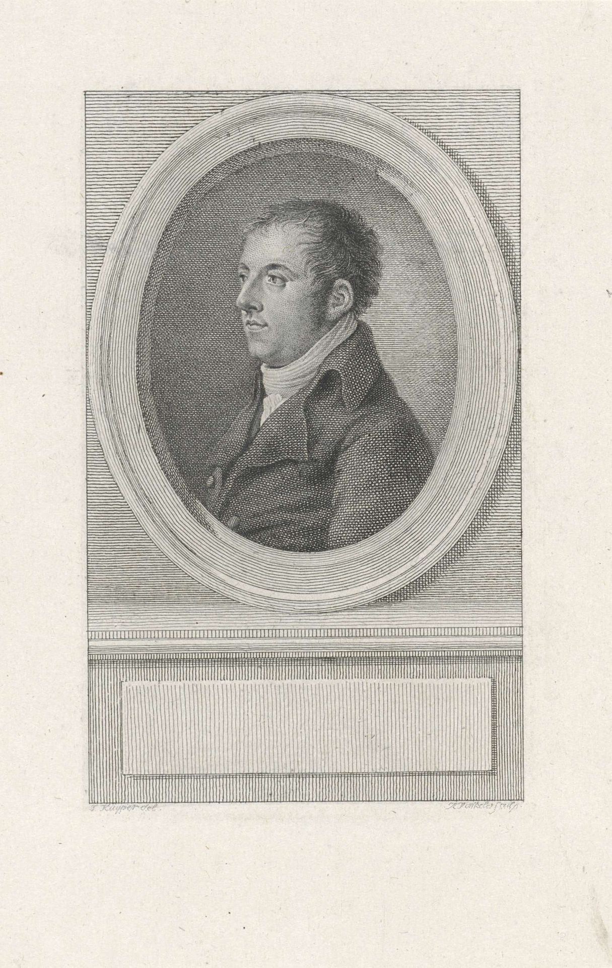 Portret van Rutger Jan Schimmelpenninck by Reinier Vinkeles