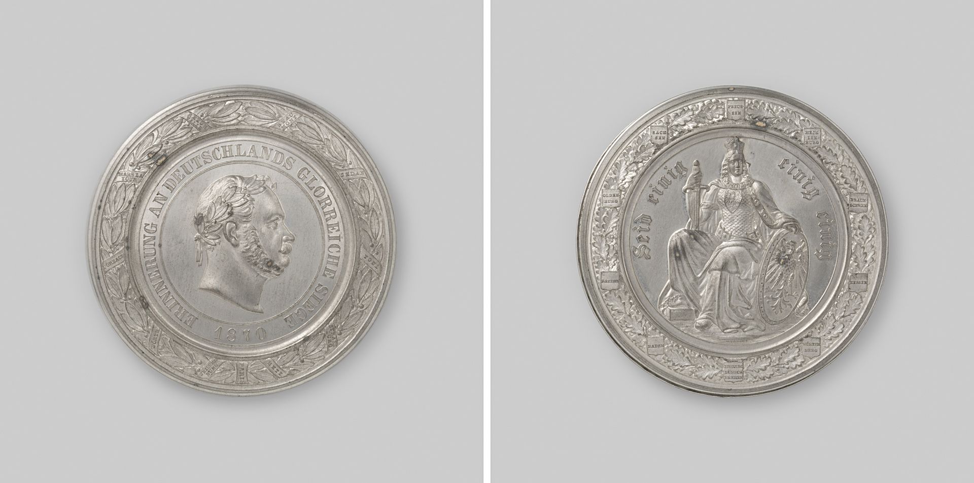 Duitse overwinningen in de Frans-Pruisische oorlog, ter ere van Wilhelm I, koning van Pruisen by Anonymous