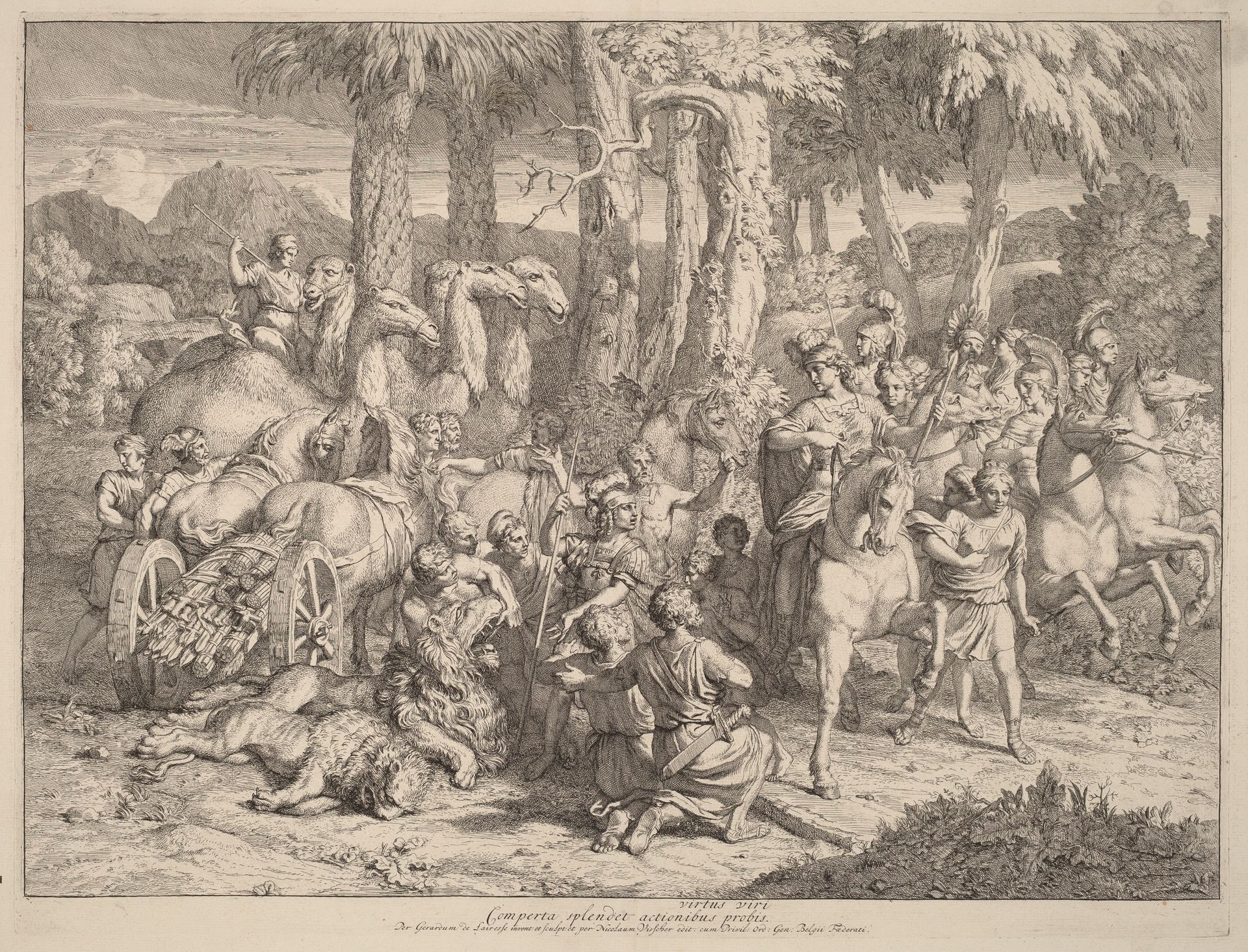 Semiramis on the Lion Hunt by Gerard de Lairesse