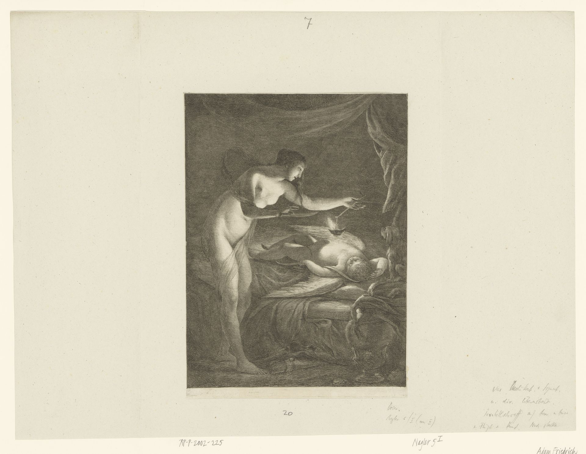 Amor en Psyche by Adam Friedrich Oeser