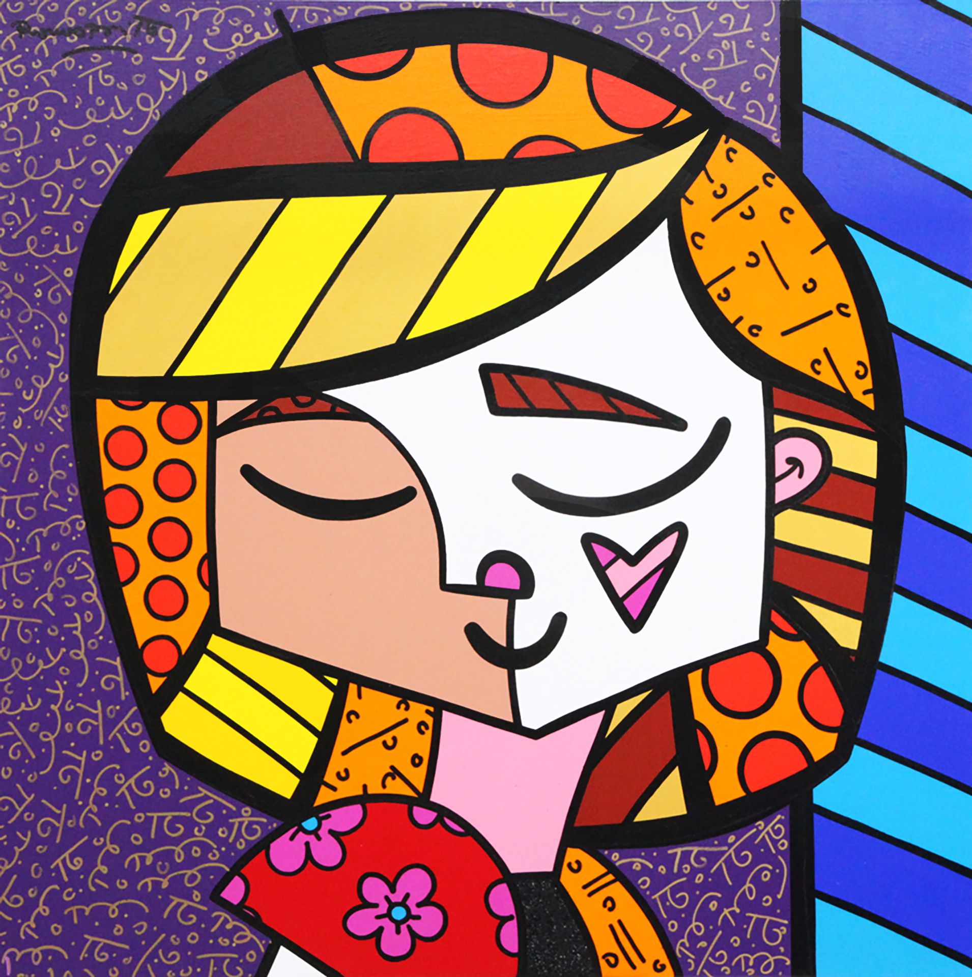 Good girl by Romero Britto