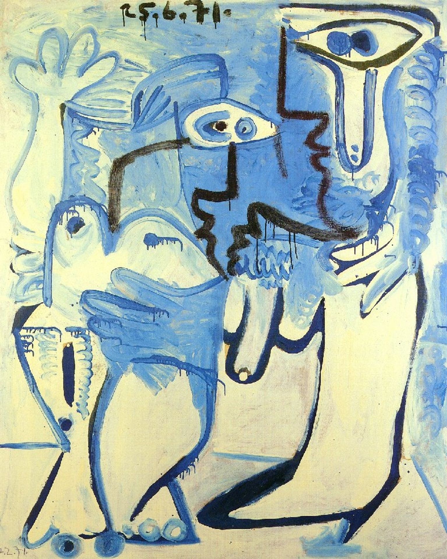 Man and Woman by Pablo Picasso