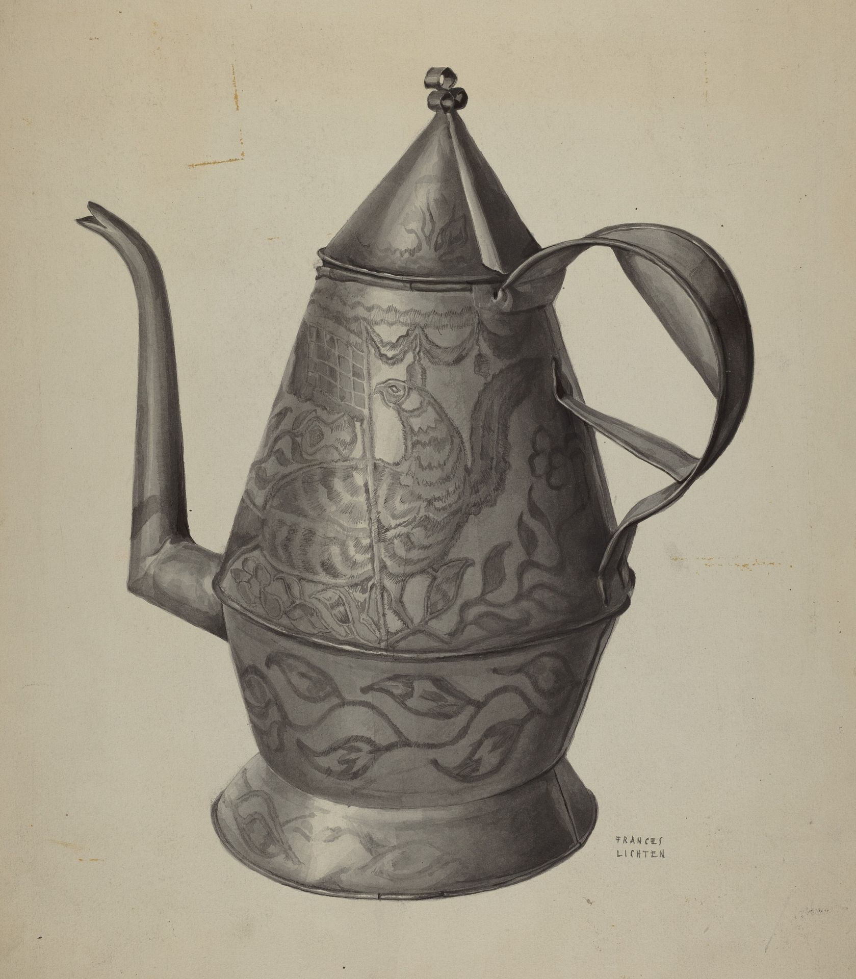 Pa. German Coffee Pot by Frances Lichten