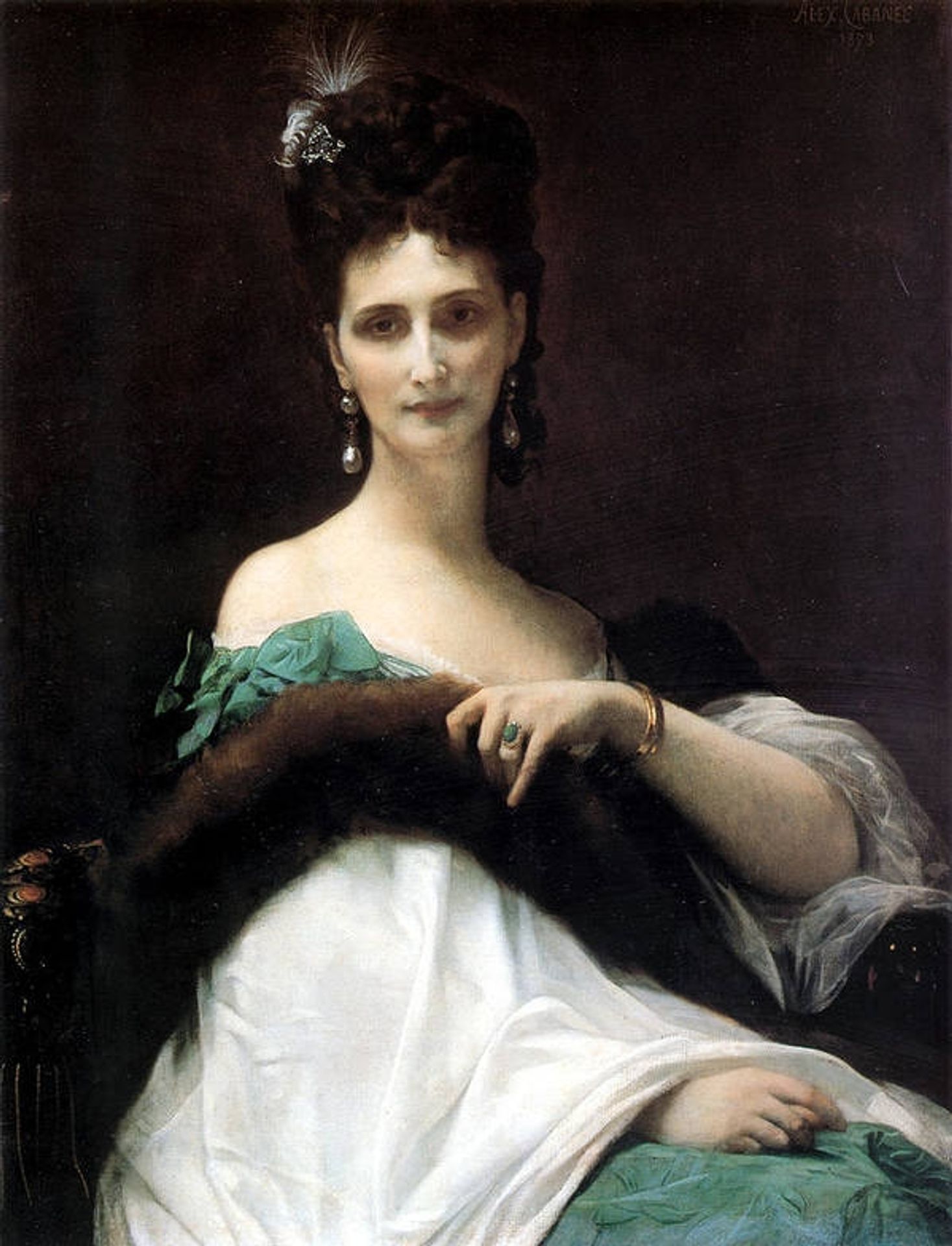 The Countess of Keller by Alexandre Cabanel