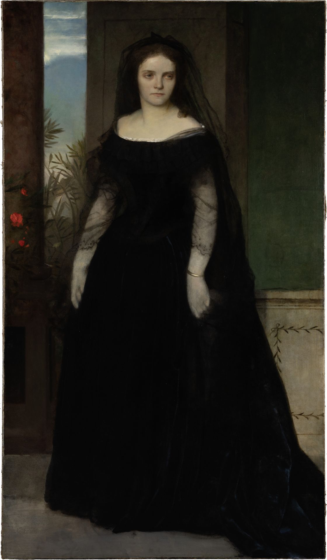 Portrait of the Actress Fanny Janauschek by Arnold Böcklin