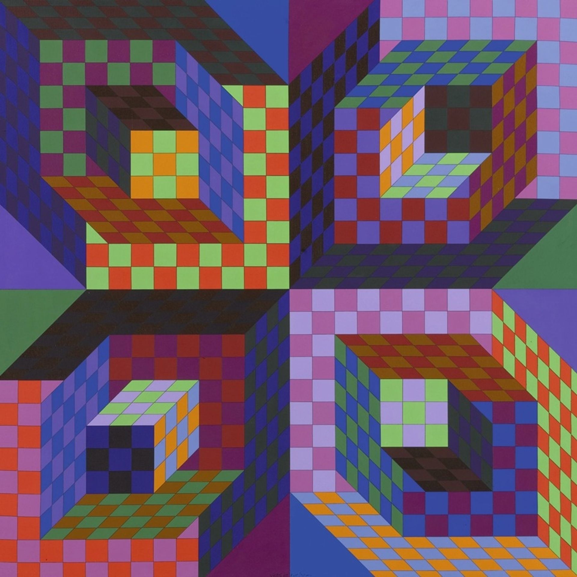 Firaxo by Victor Vasarely