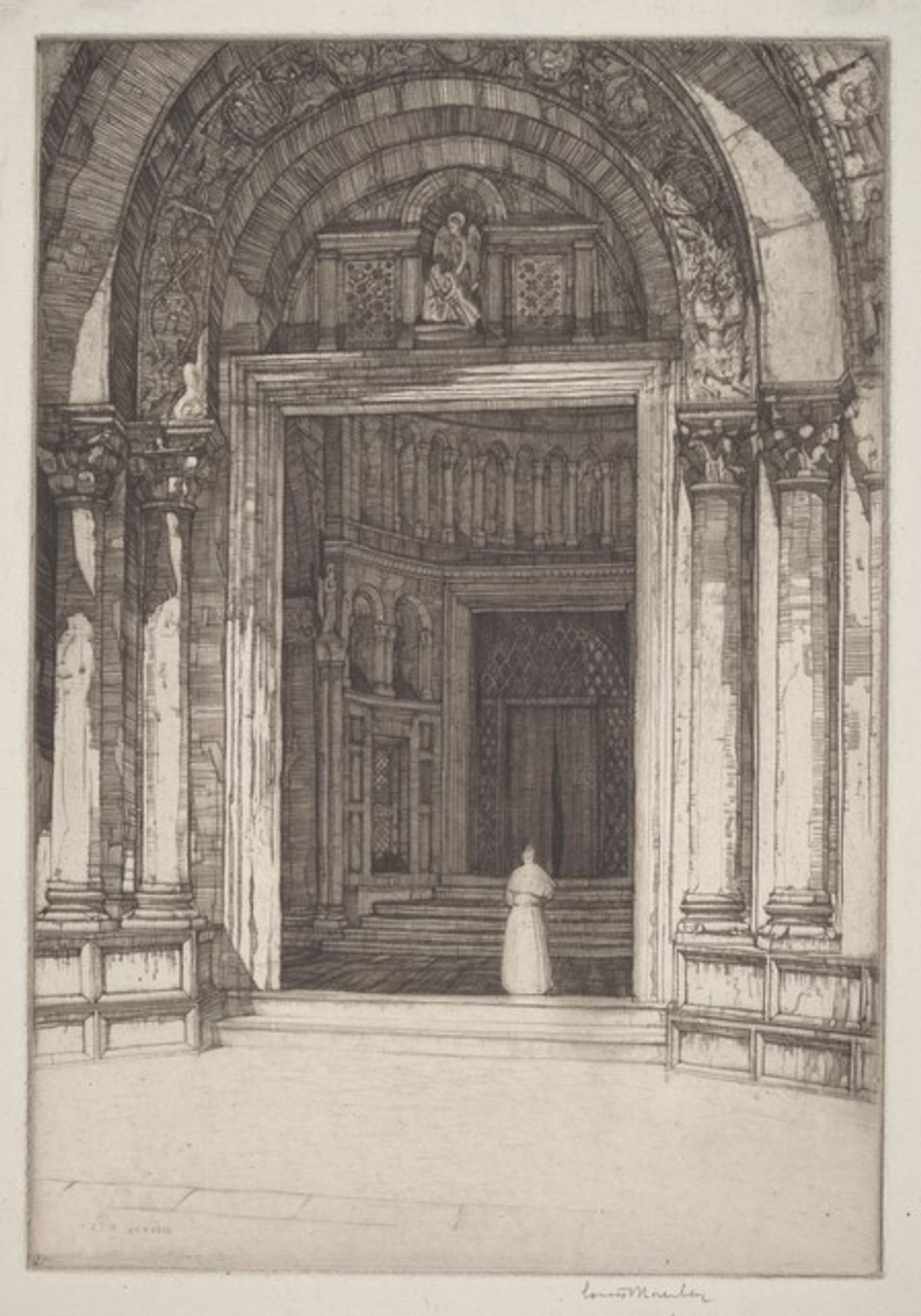 St. Mark's Doorway, Venice by Louis Conrad Rosenberg