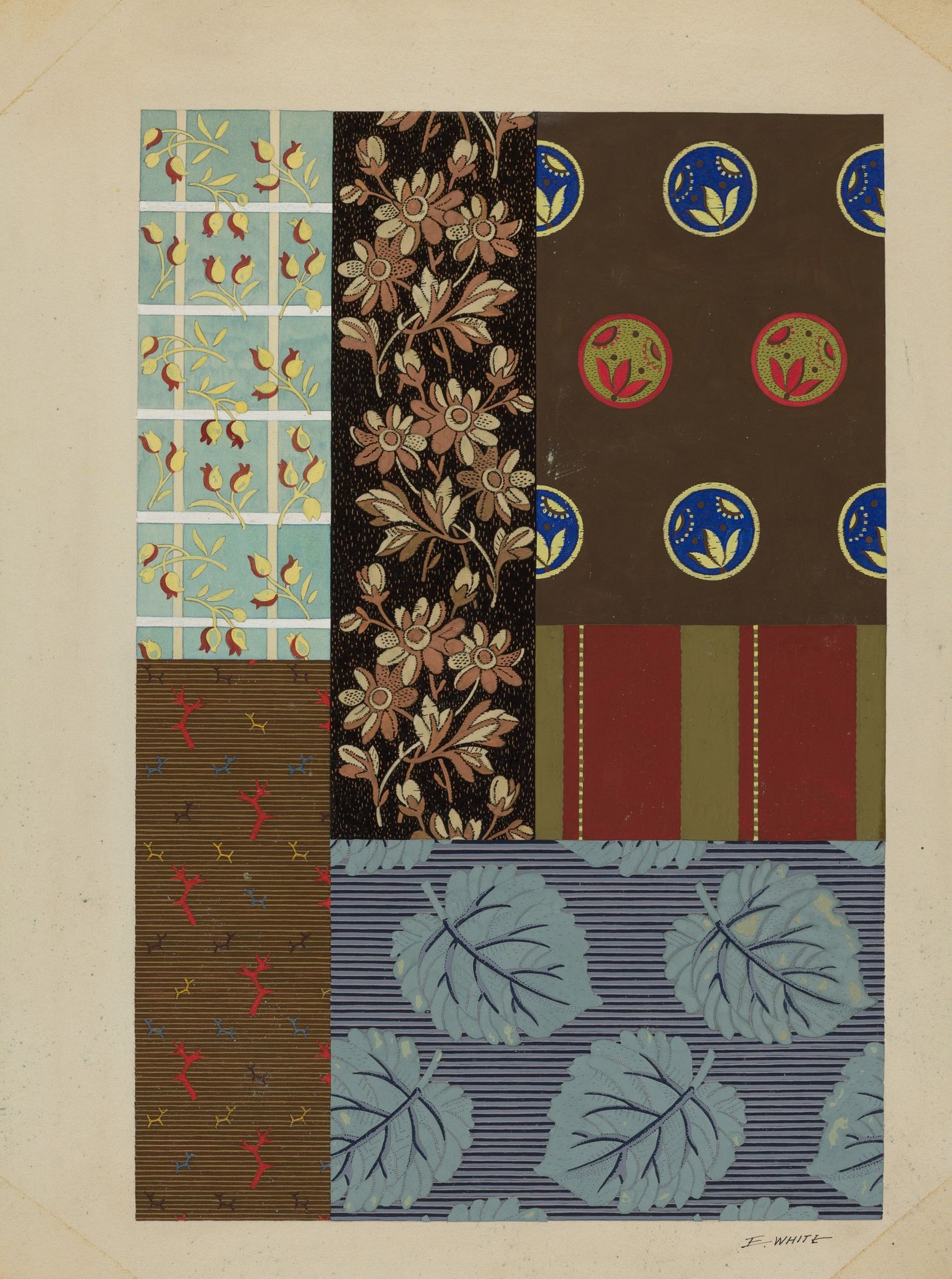 Materials from Quilt by Edward White