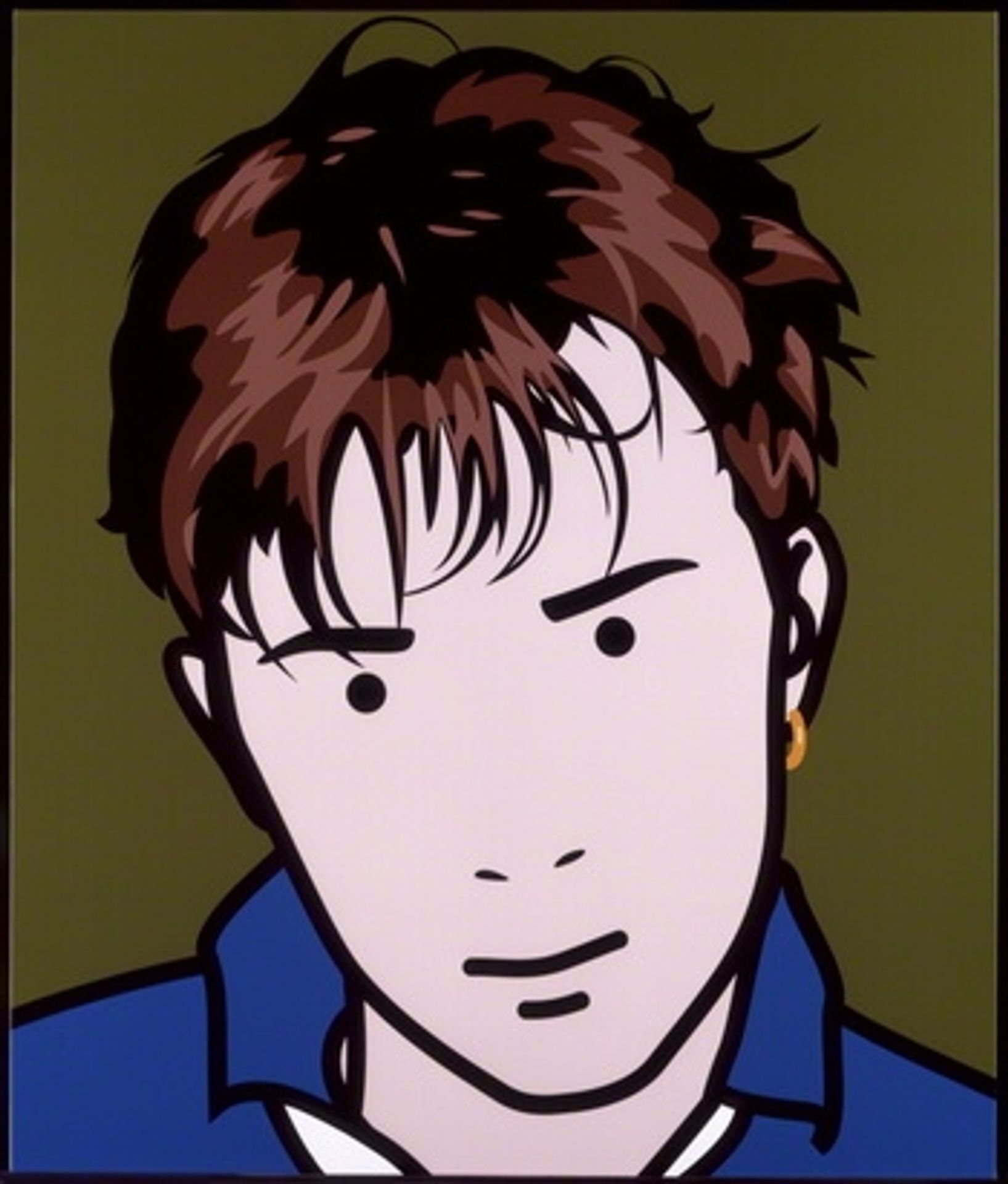 Damon Albarn by Julian Opie