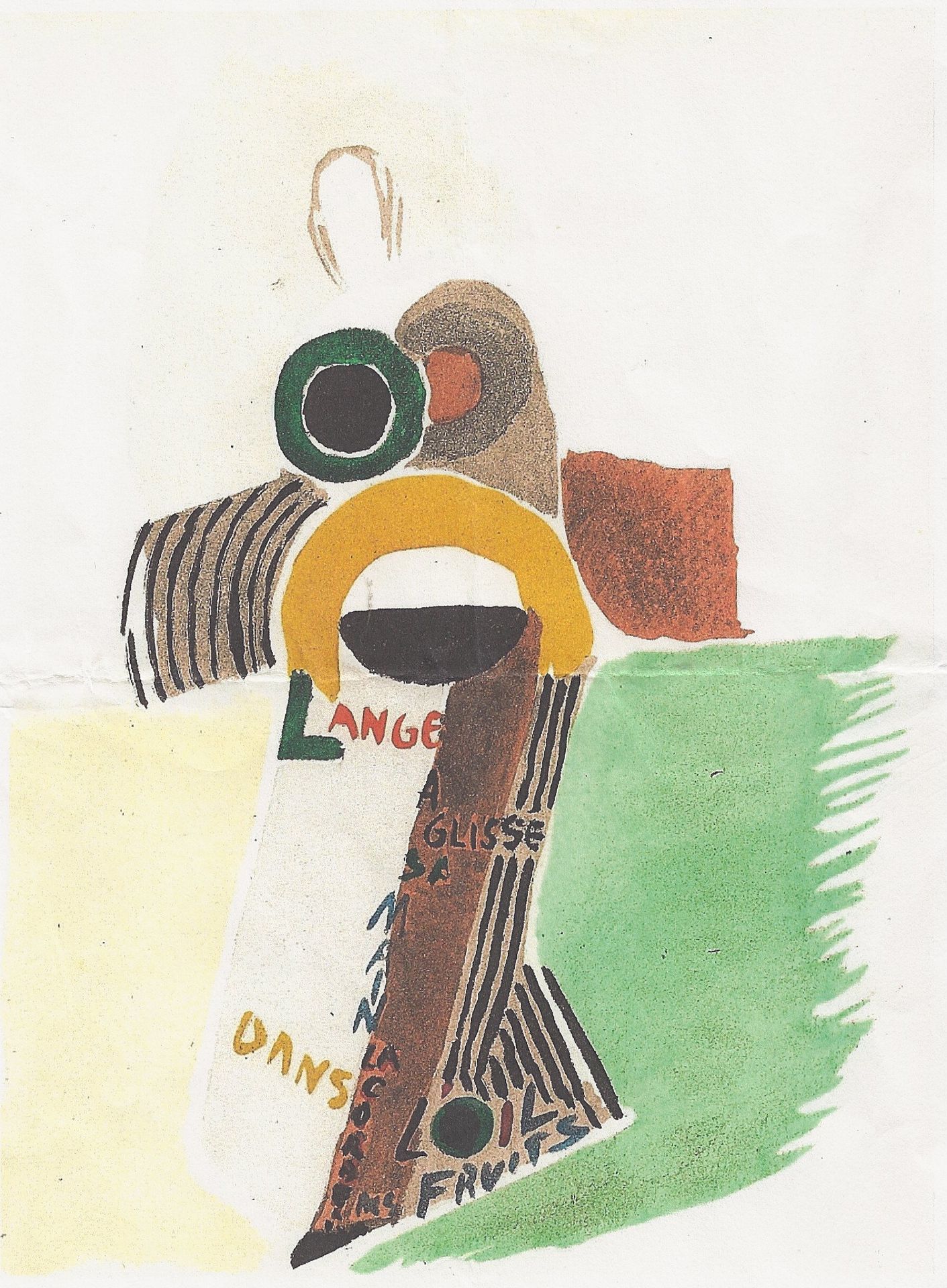Robe Poème, L’Ange a Glissé… by Sonia Delaunay