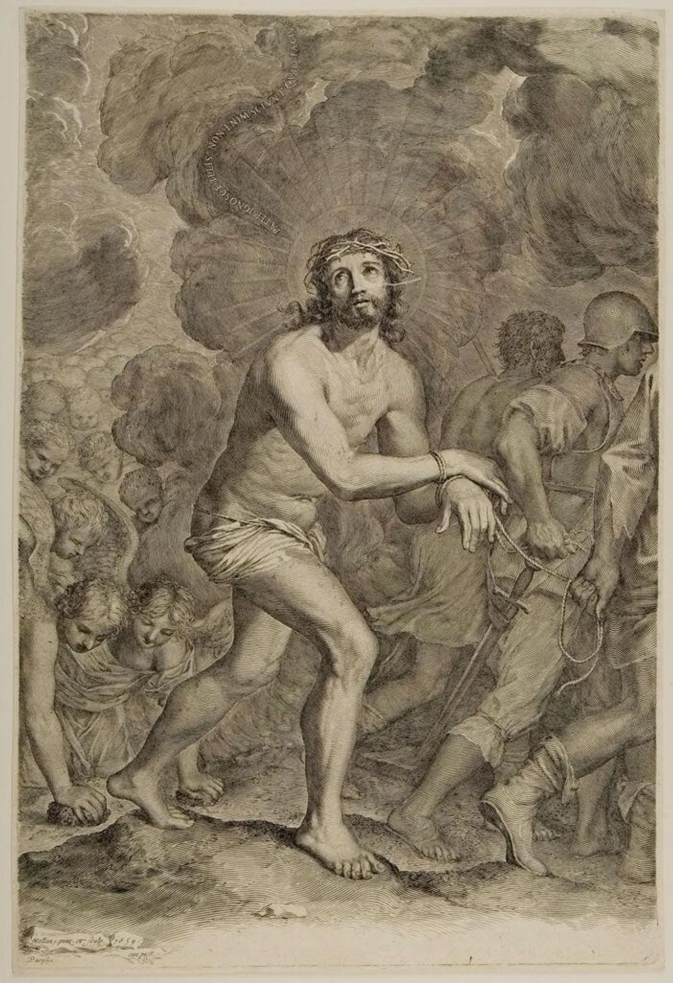 Christ, Crowned with Thorns, Led to Punishment by Claude Mellan