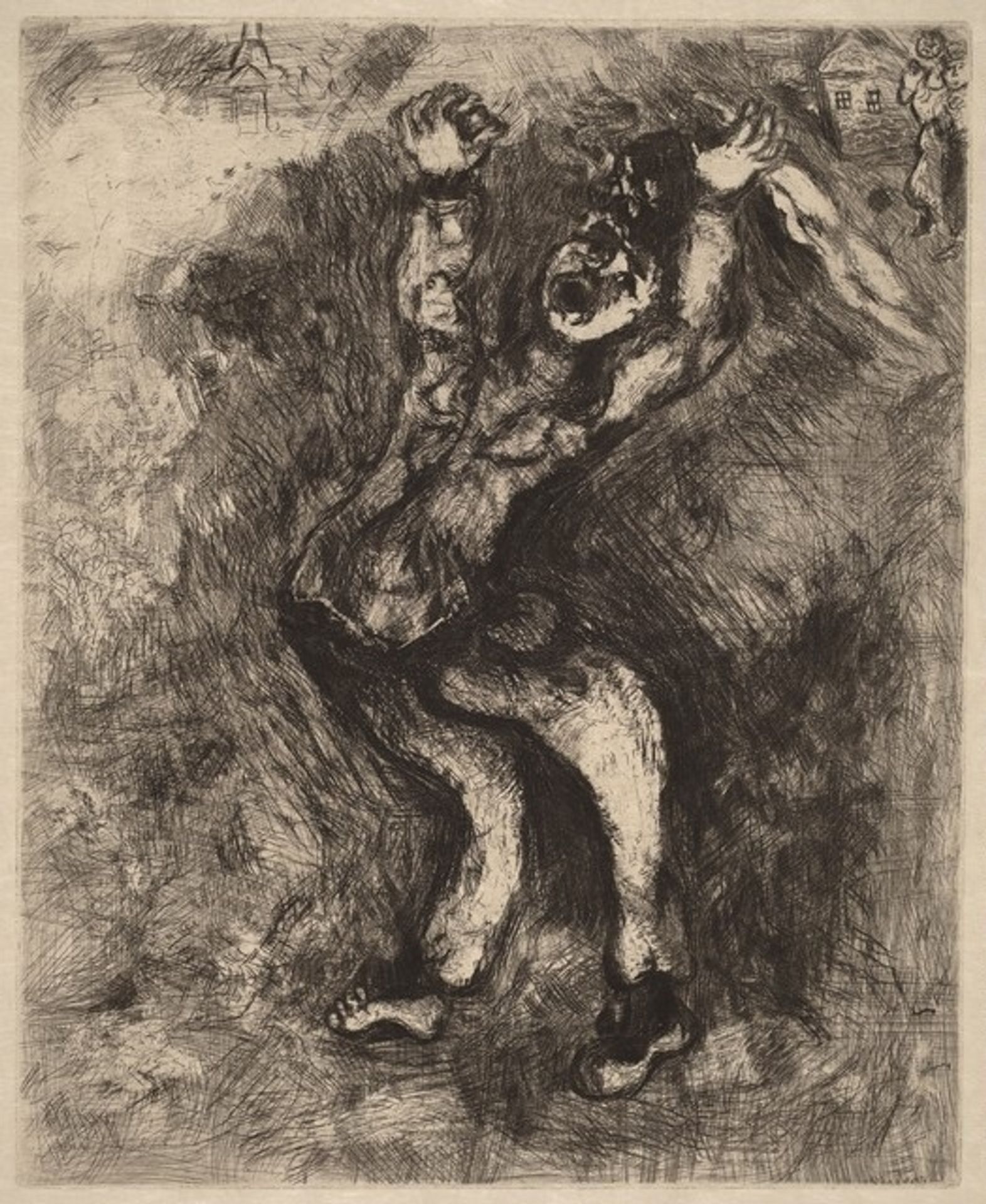 The Madman Who Sold Wisdom by Marc Chagall