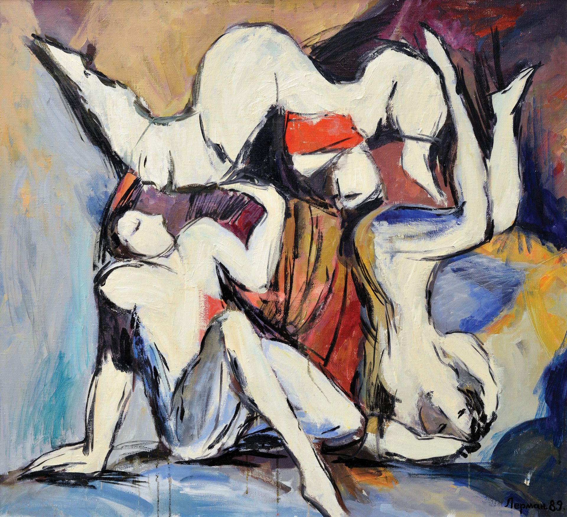 Acrobats by Zoe Lerman