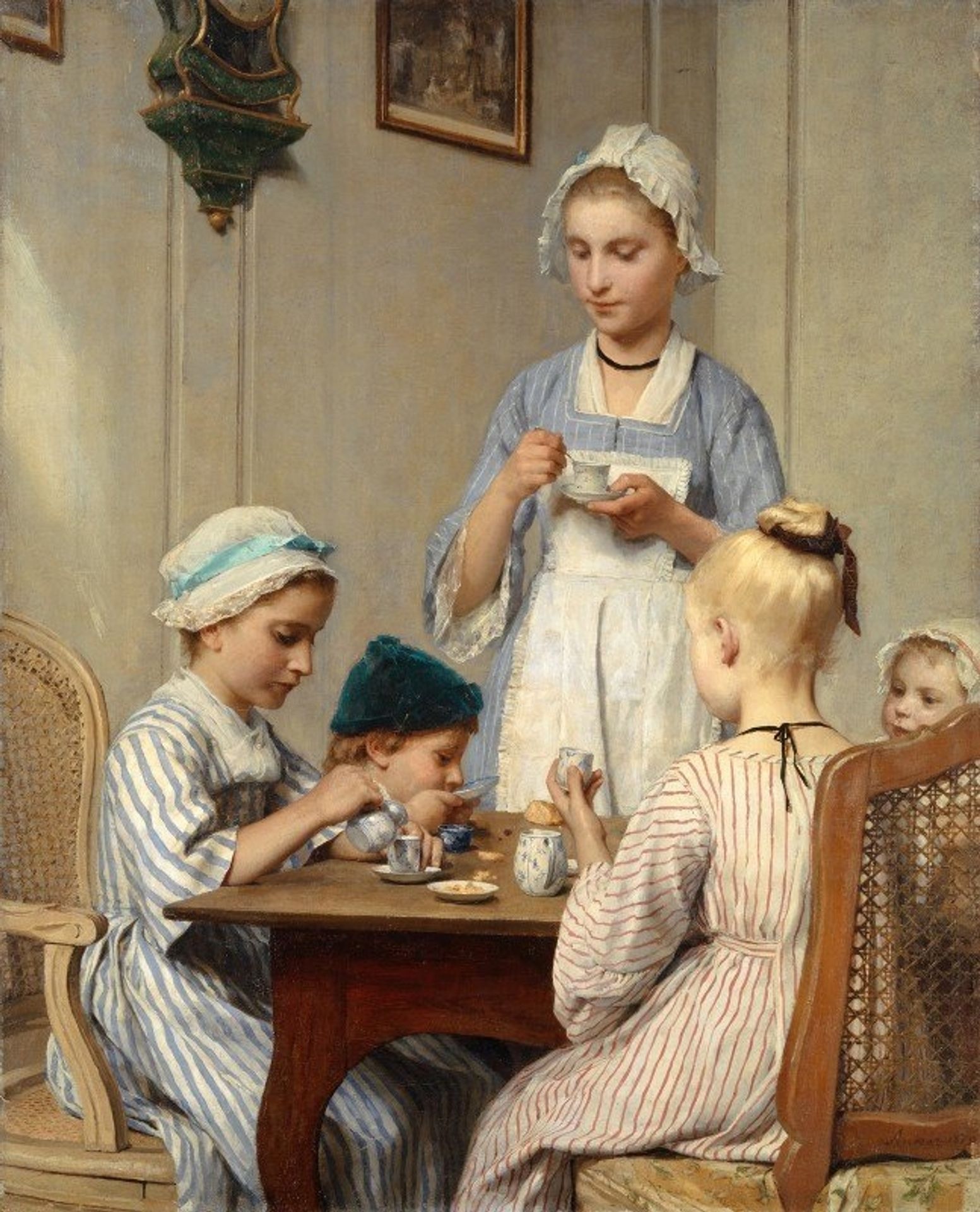 Children at Breakfast by Albrecht Anker