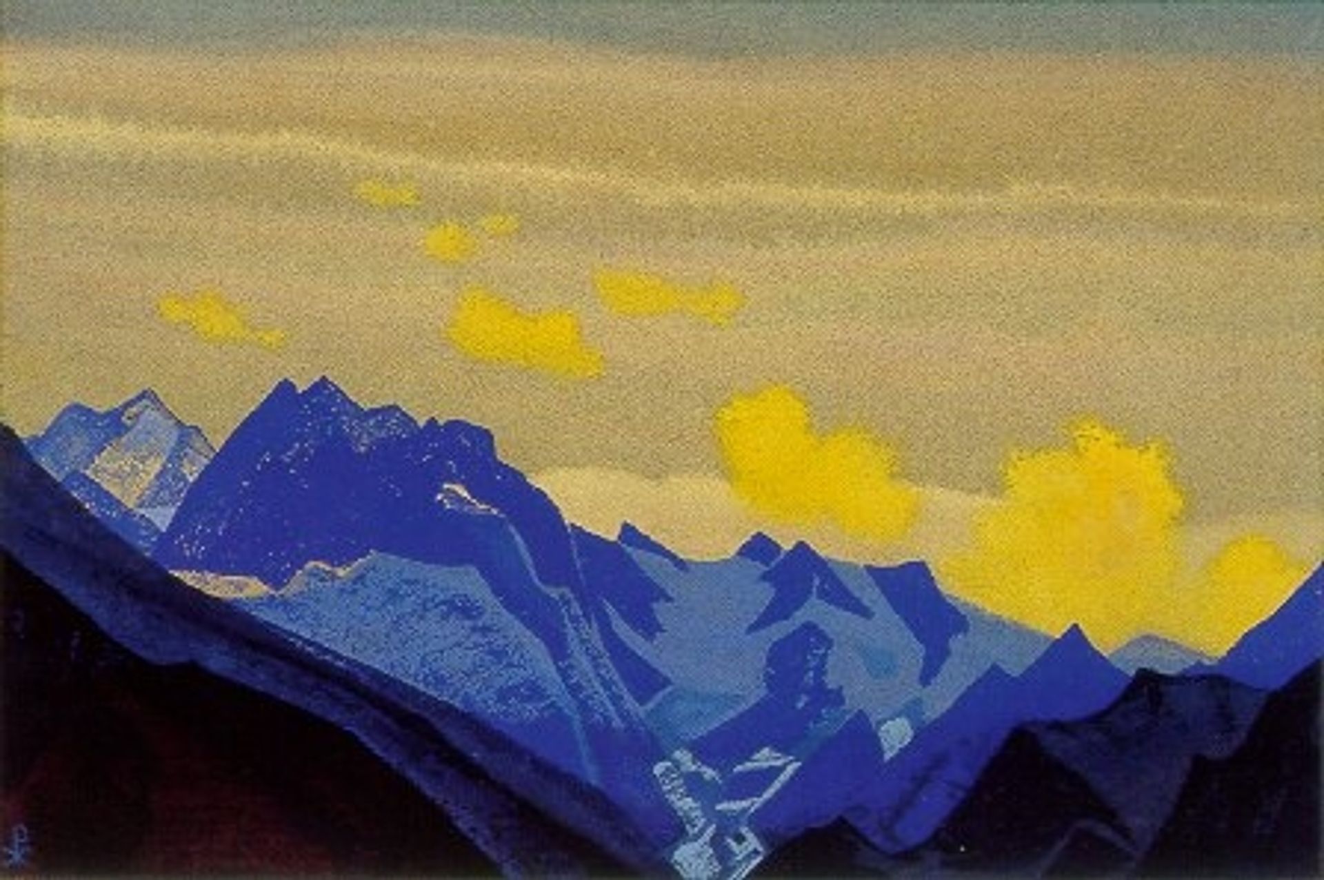 Glaciers of Himalayas by Nicholas Roerich