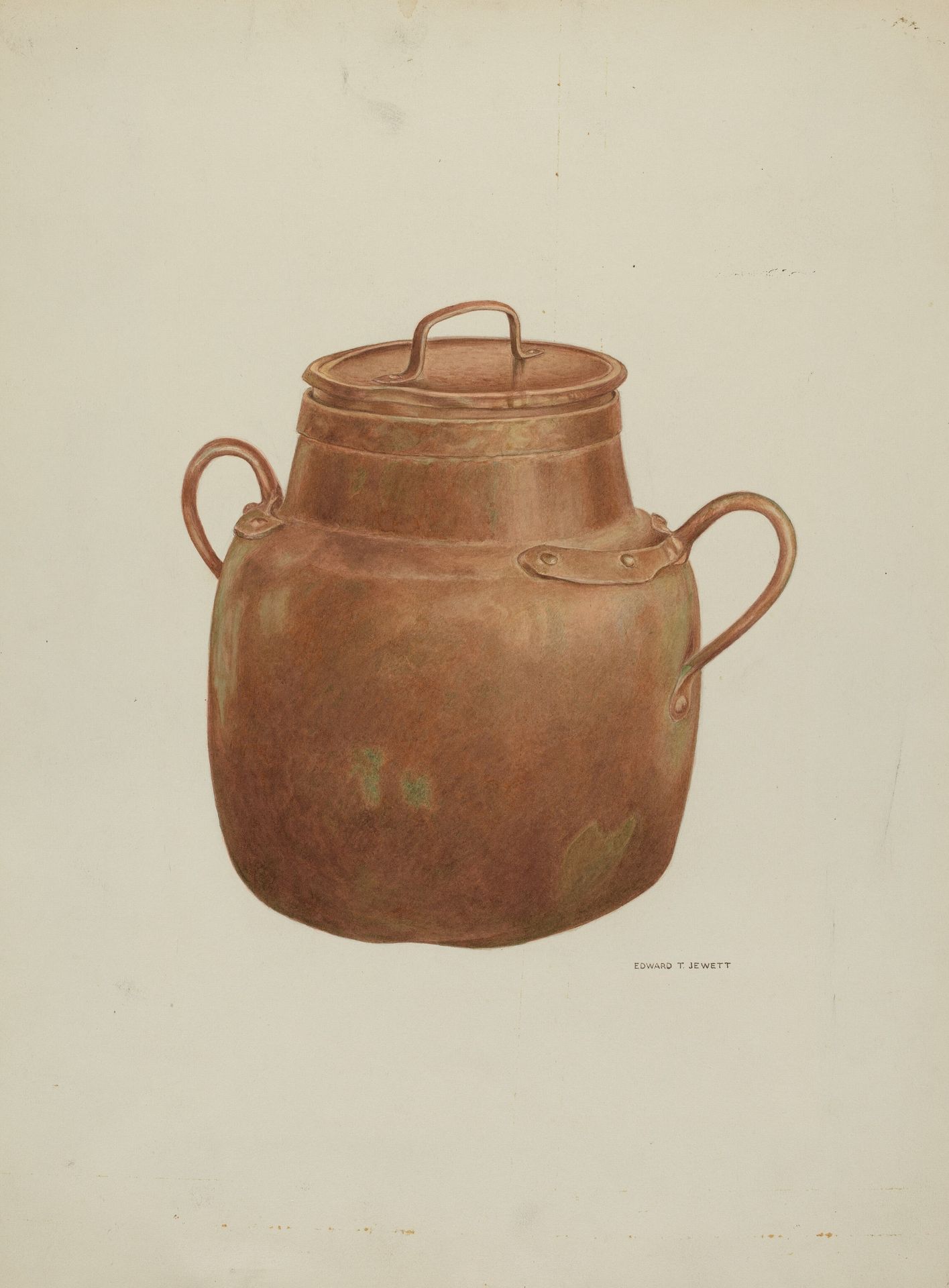 Copper Cauldron by Edward Jewett