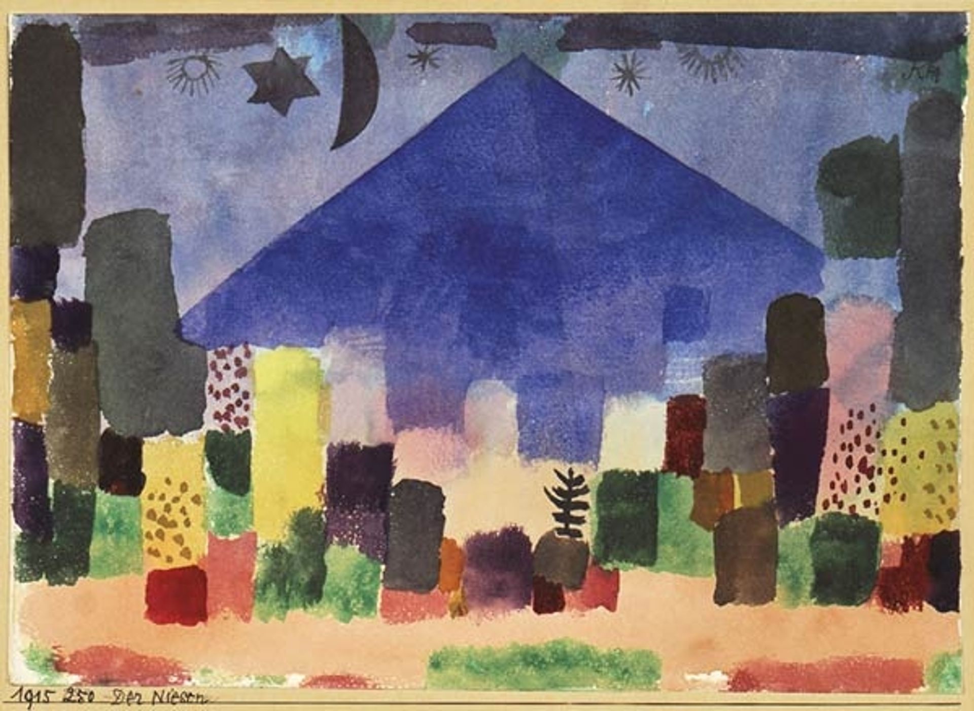 Mount Niesen by Paul Klee