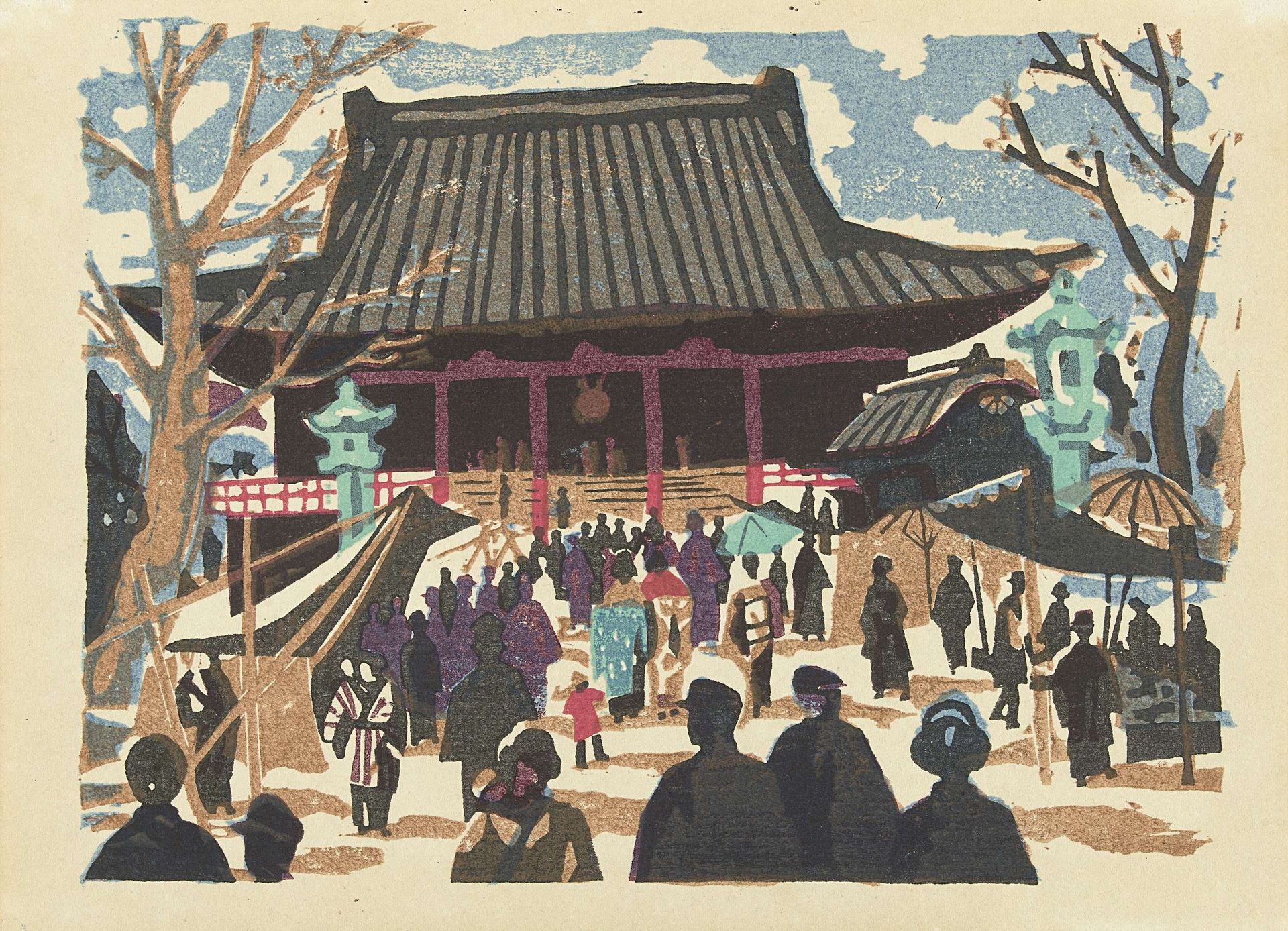 Asakusa Kannon tempel by Kiyoshi Saito