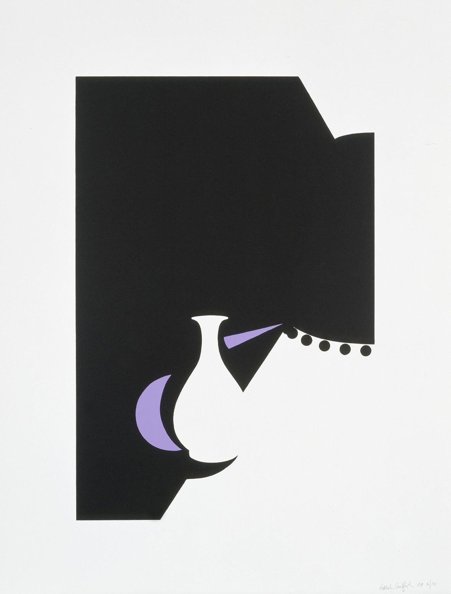Lung Ch’uan Ware and Black Lamp by Patrick Caulfield