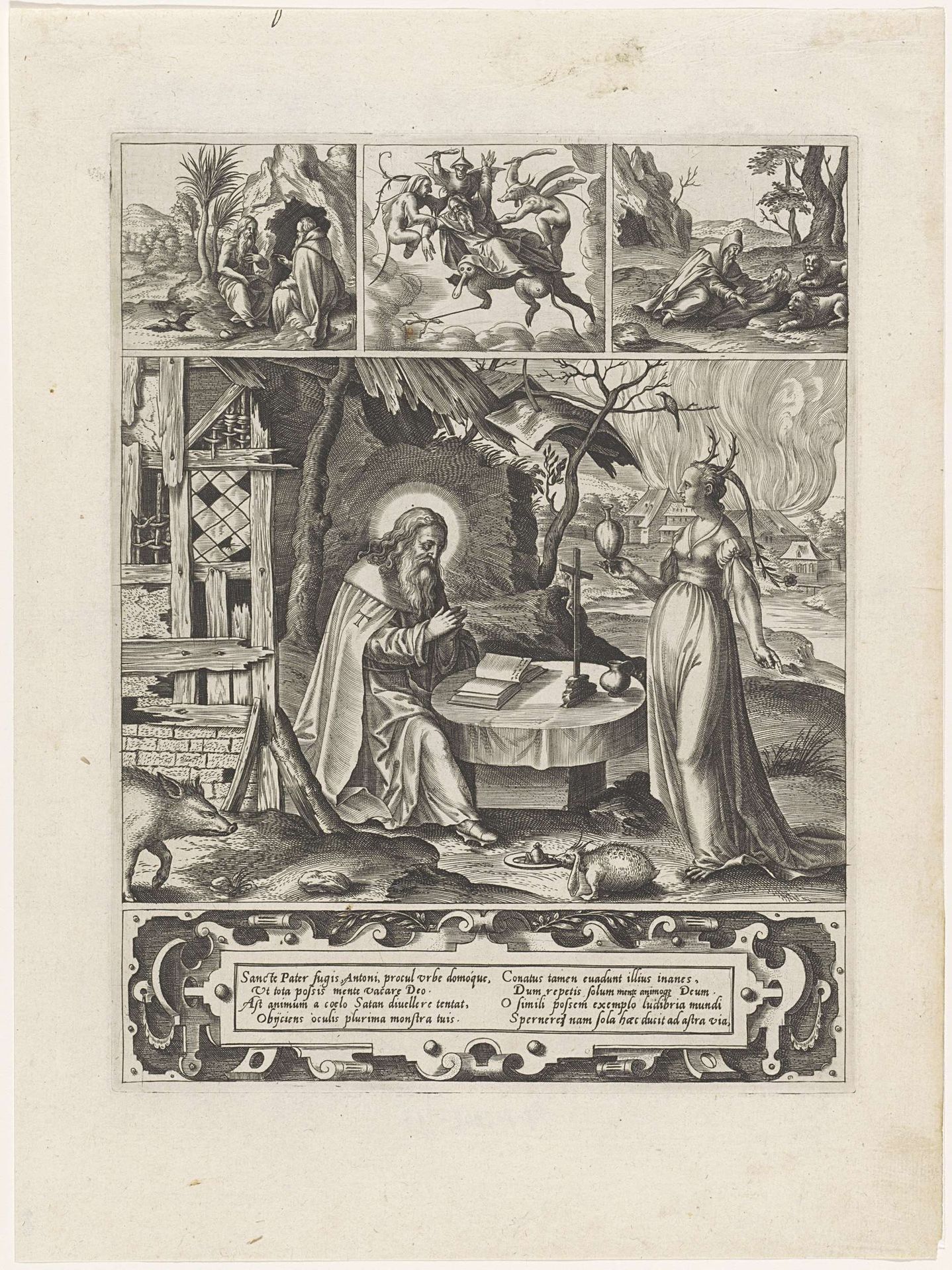 Verzoeking van de H. Antonius by Pieter Huys