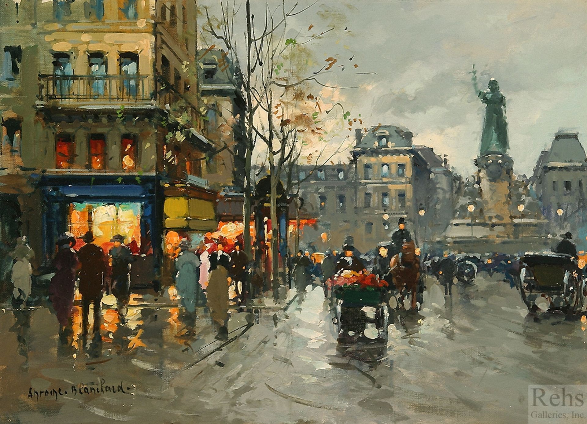 Place de la Republic by Antoine Blanchard