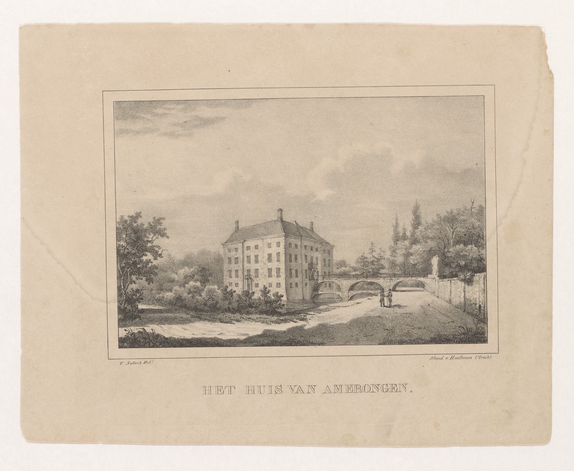 Kasteel Amerongen te Amerongen by Theodoor Soeterik