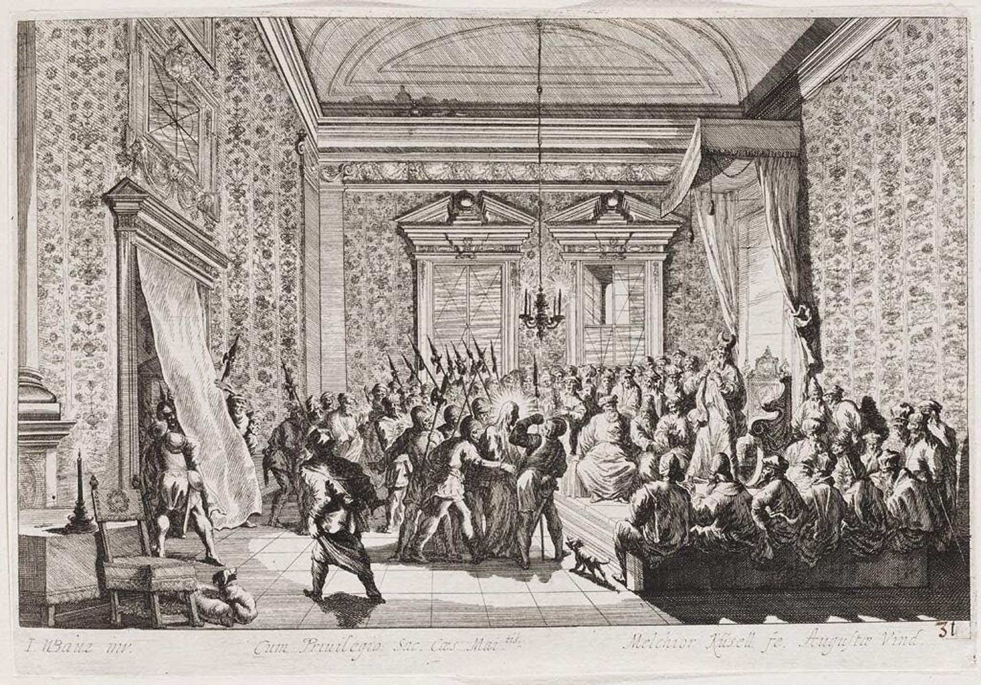 Christ Before Caiaphas by Melchior KÃ¼sel