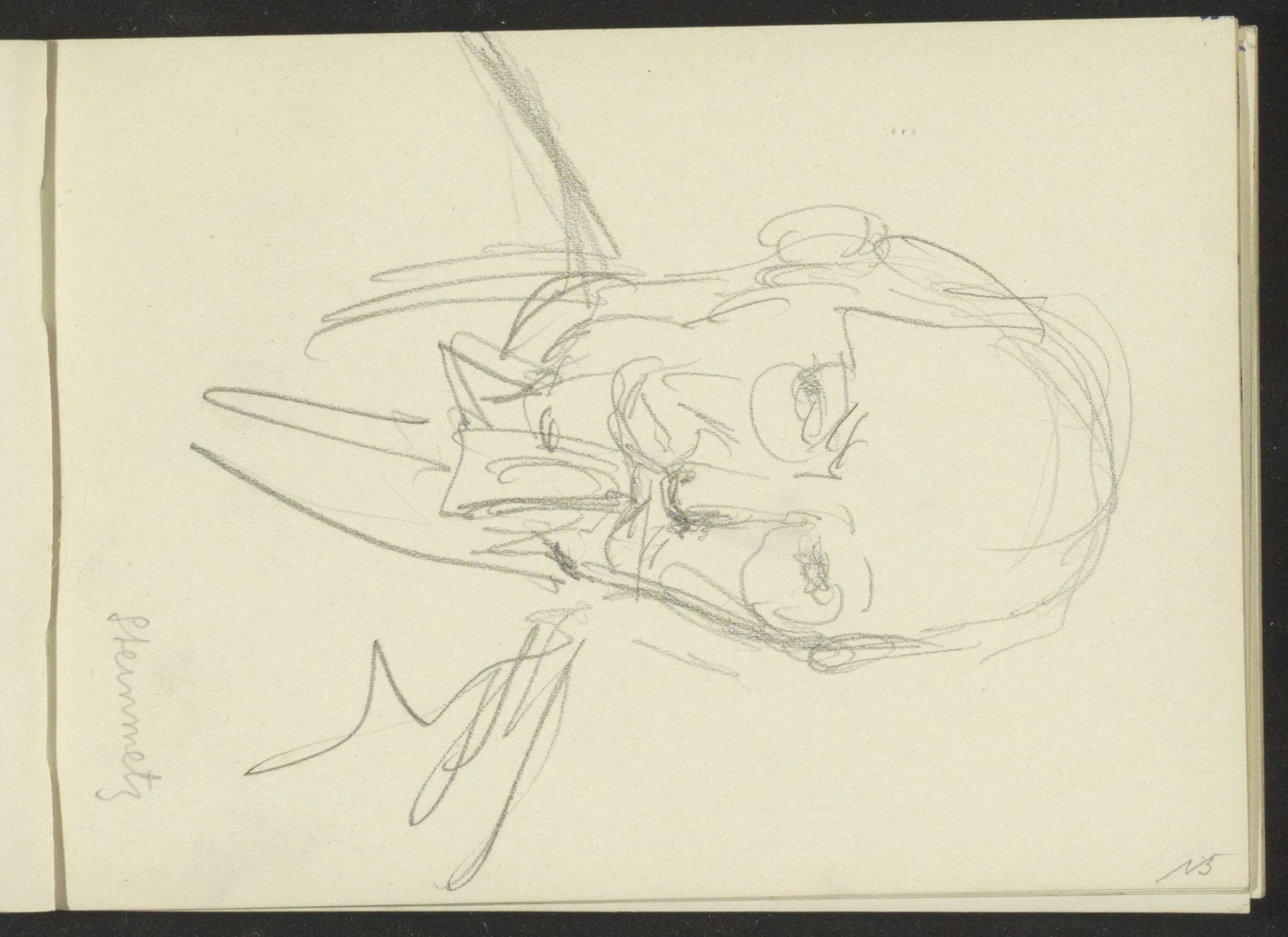 Portret van Sebald Rudolf Steinmetz by Isaac Israels