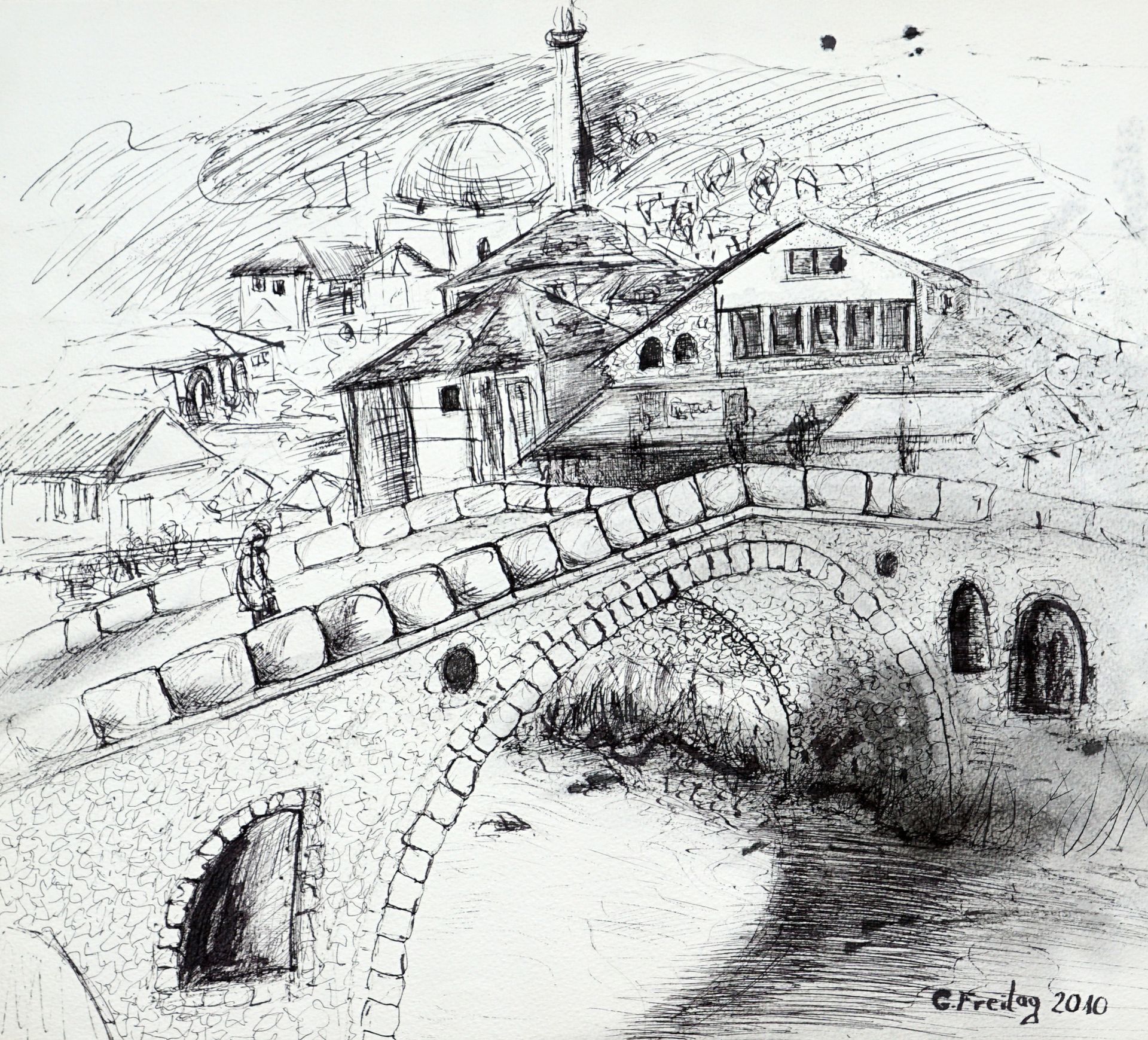 Stonbridge in Prizren 2 by Gazmend Freitag