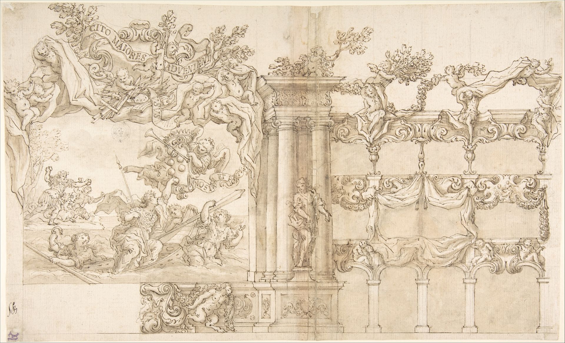 Design for a Theatre, or Hall for a Special Fête by Giacomo Chiavistelli