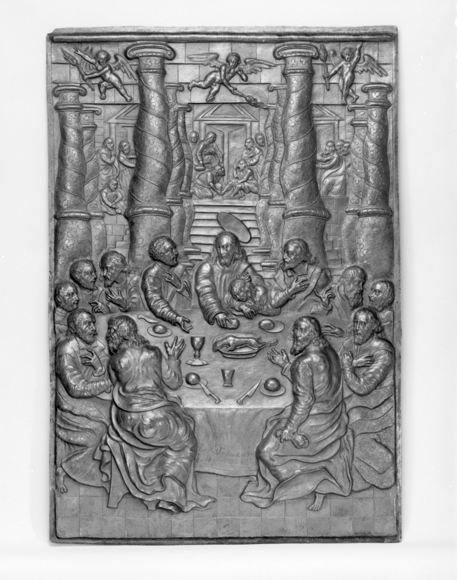 The Last Supper by Livio Agresti da Forlì